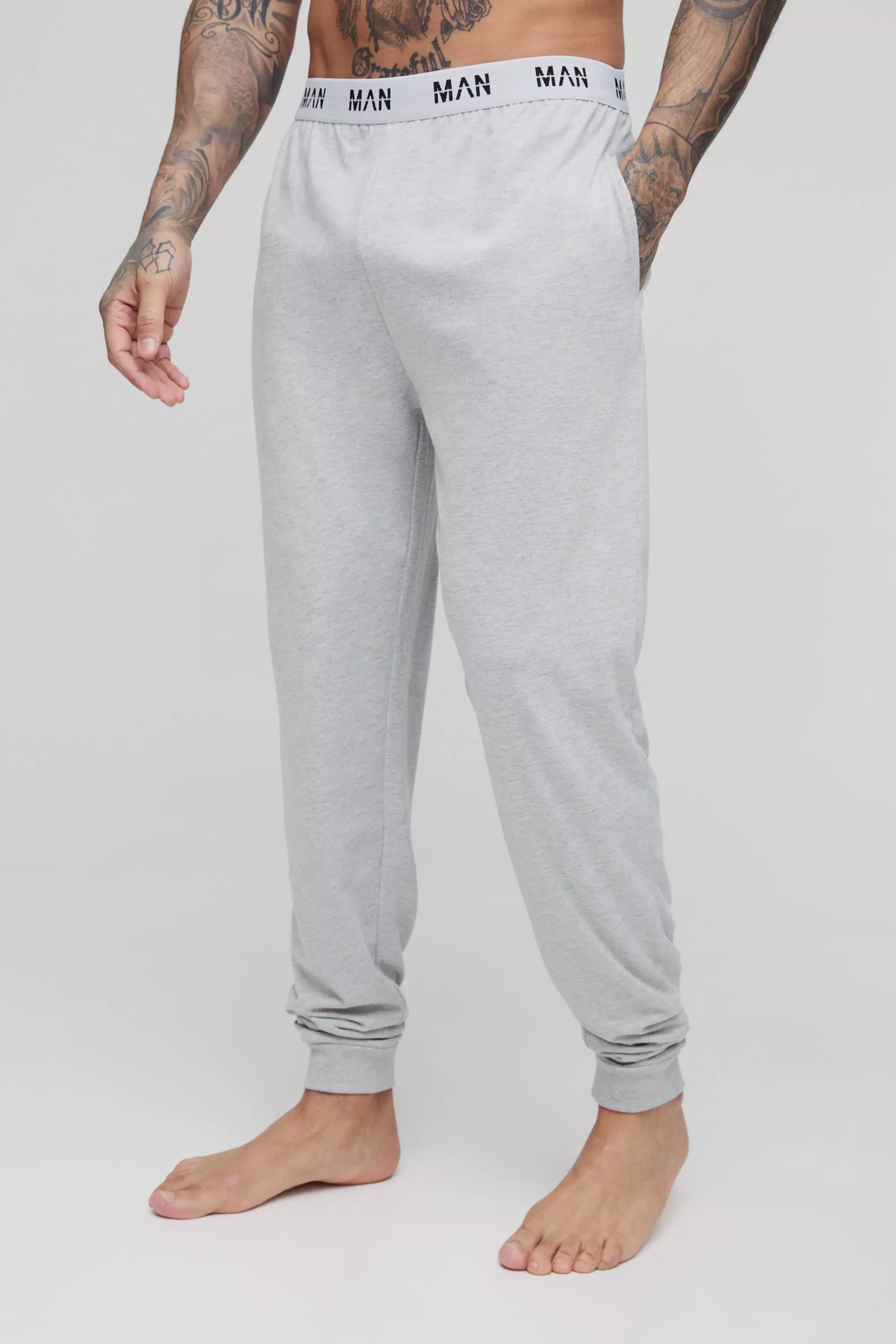 Black Tall 2 Pack Man Loungewear Cuffed Joggers alternative image