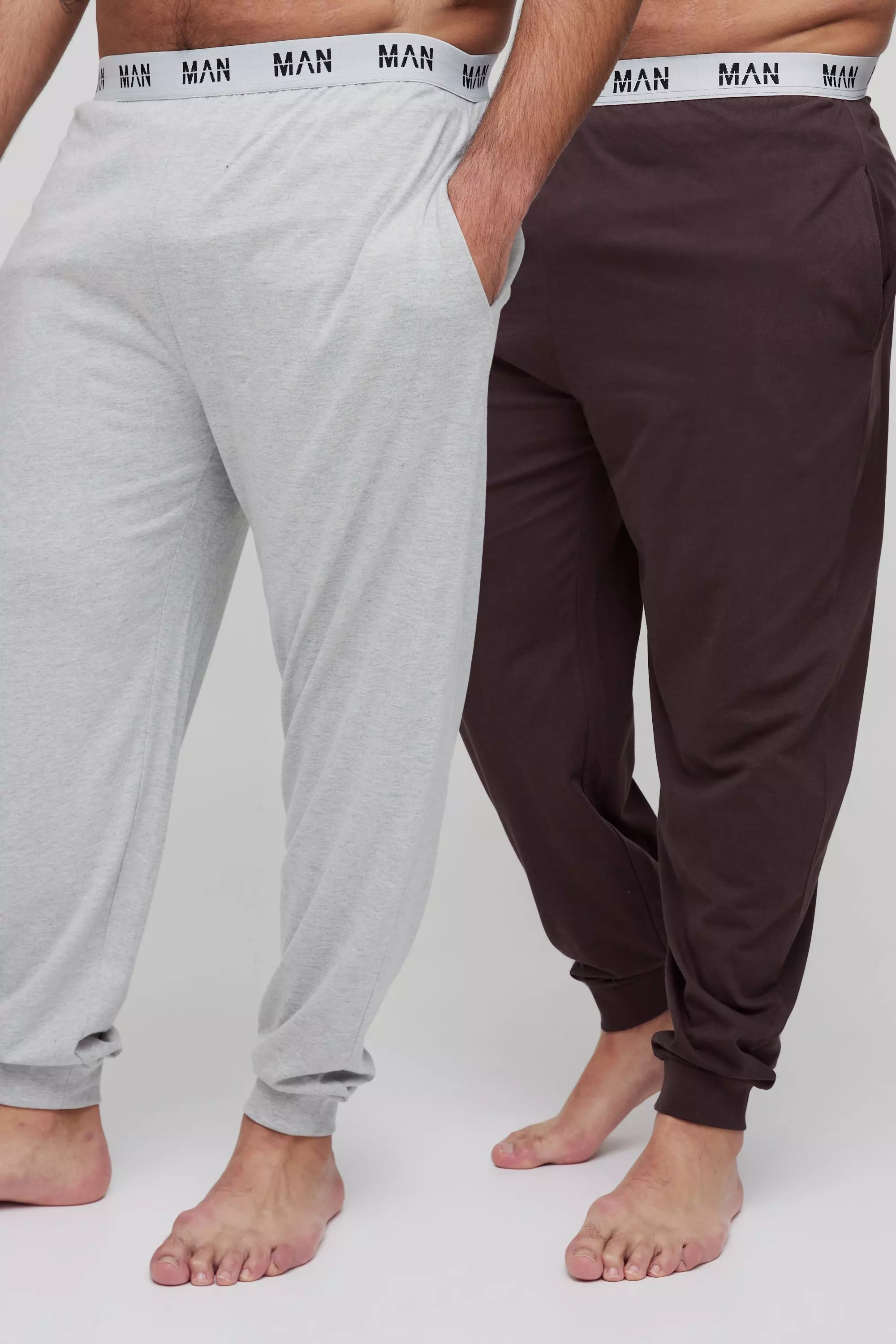 Grande taille - Lot de 2 joggings confort - MAN, Chocolate autre image