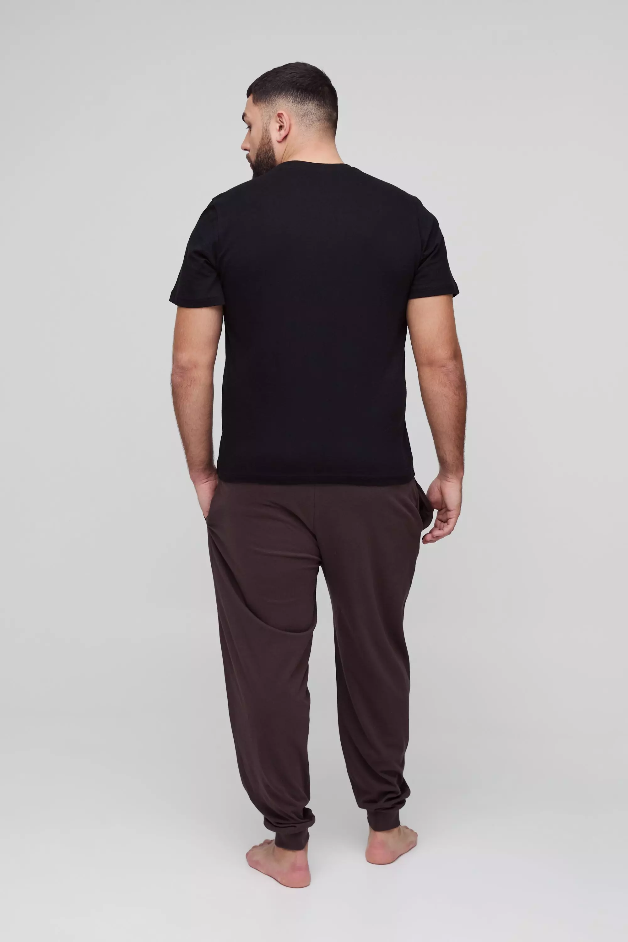 Grande taille - Lot de 2 joggings confort - MAN, Chocolate autre image