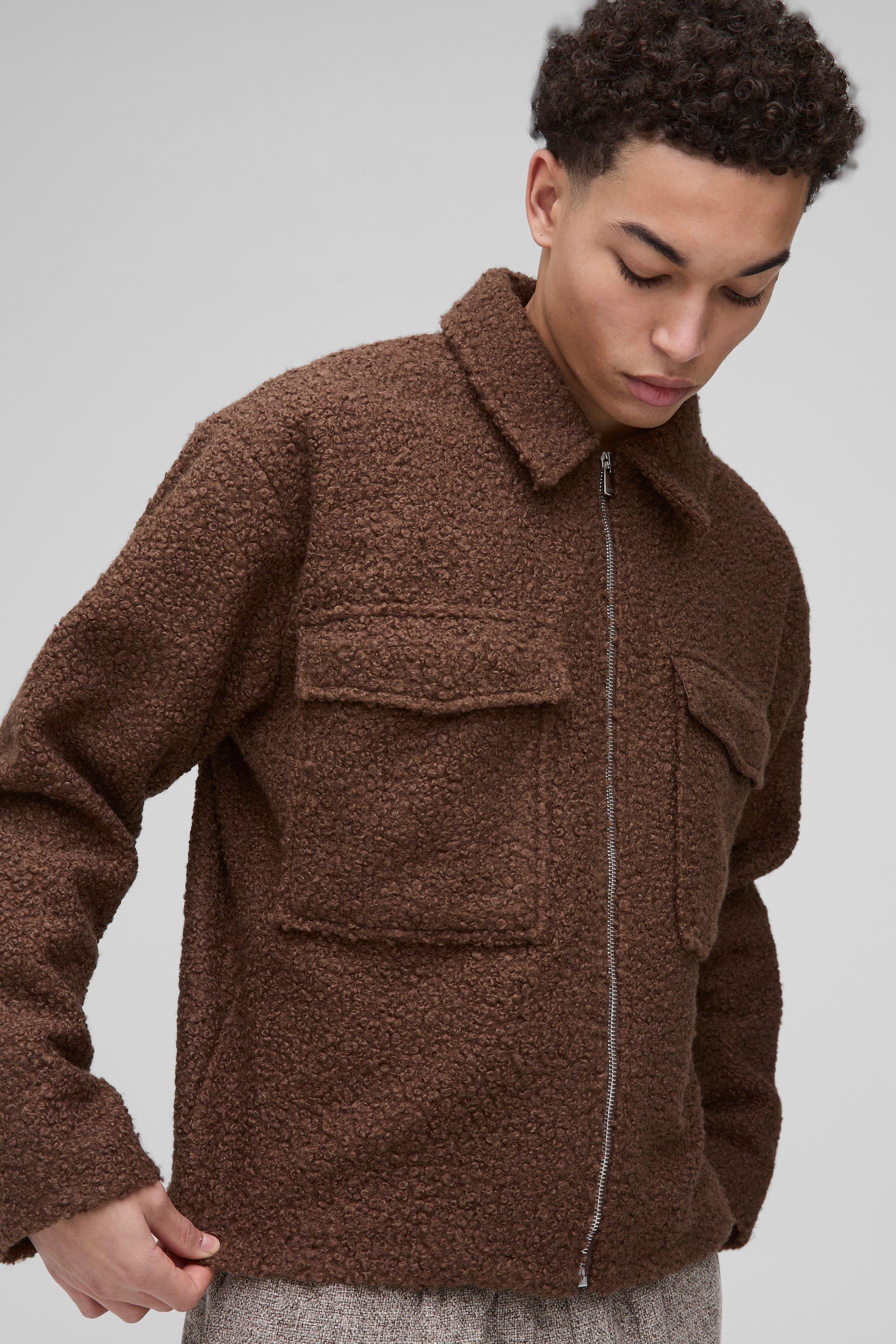 Men's Boucle Jackets | boohooMAN USA