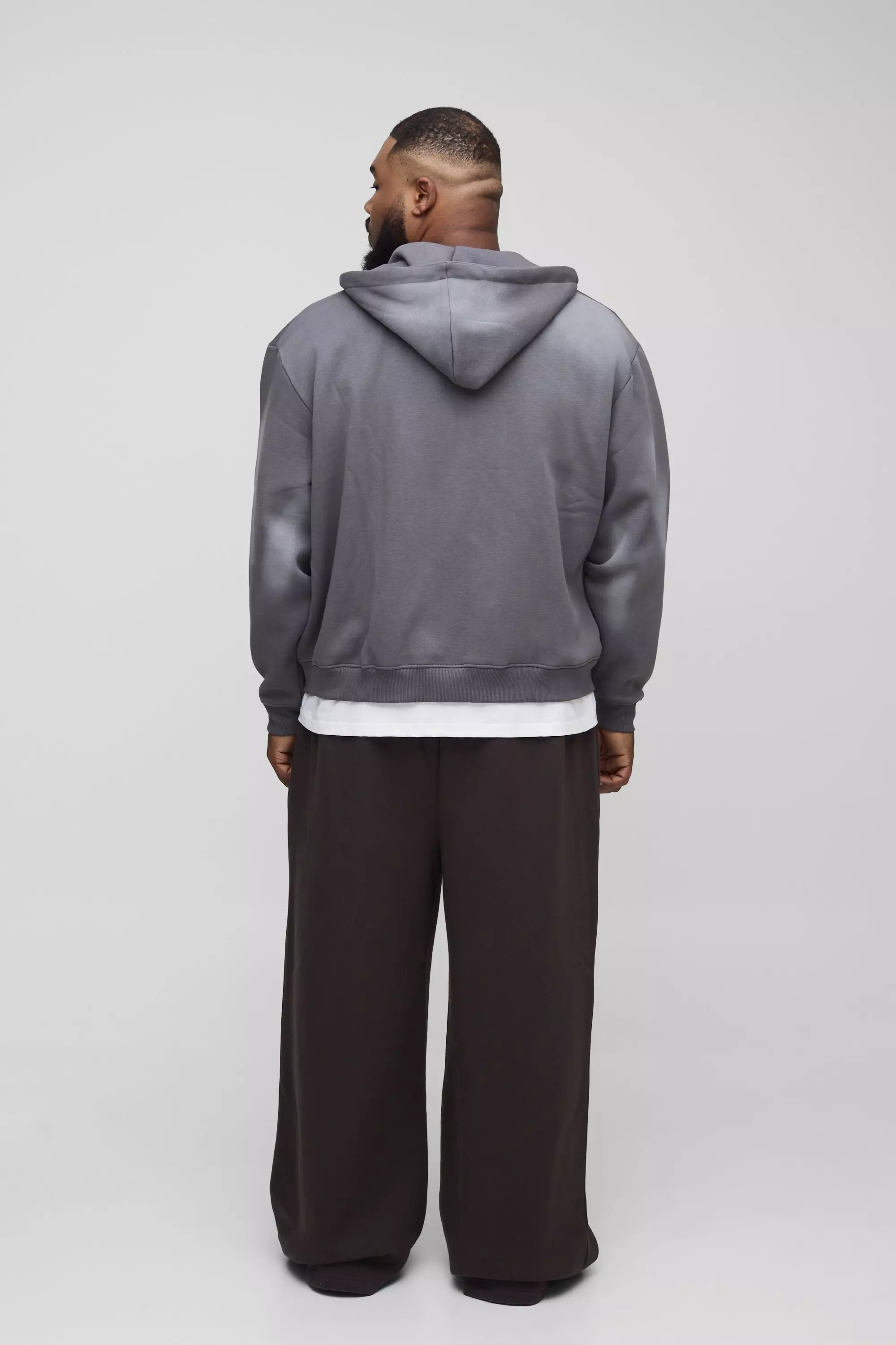 Chocolate Plus 330GSM Basic Extreme Wide Leg Sweatpants alternative image