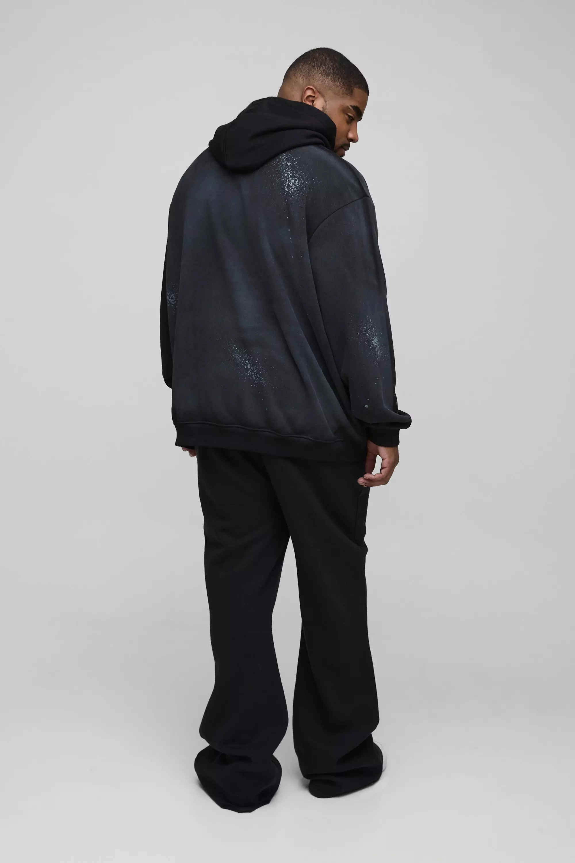 Plus Slim Extreme Flared Sweatpants | boohooMAN USA