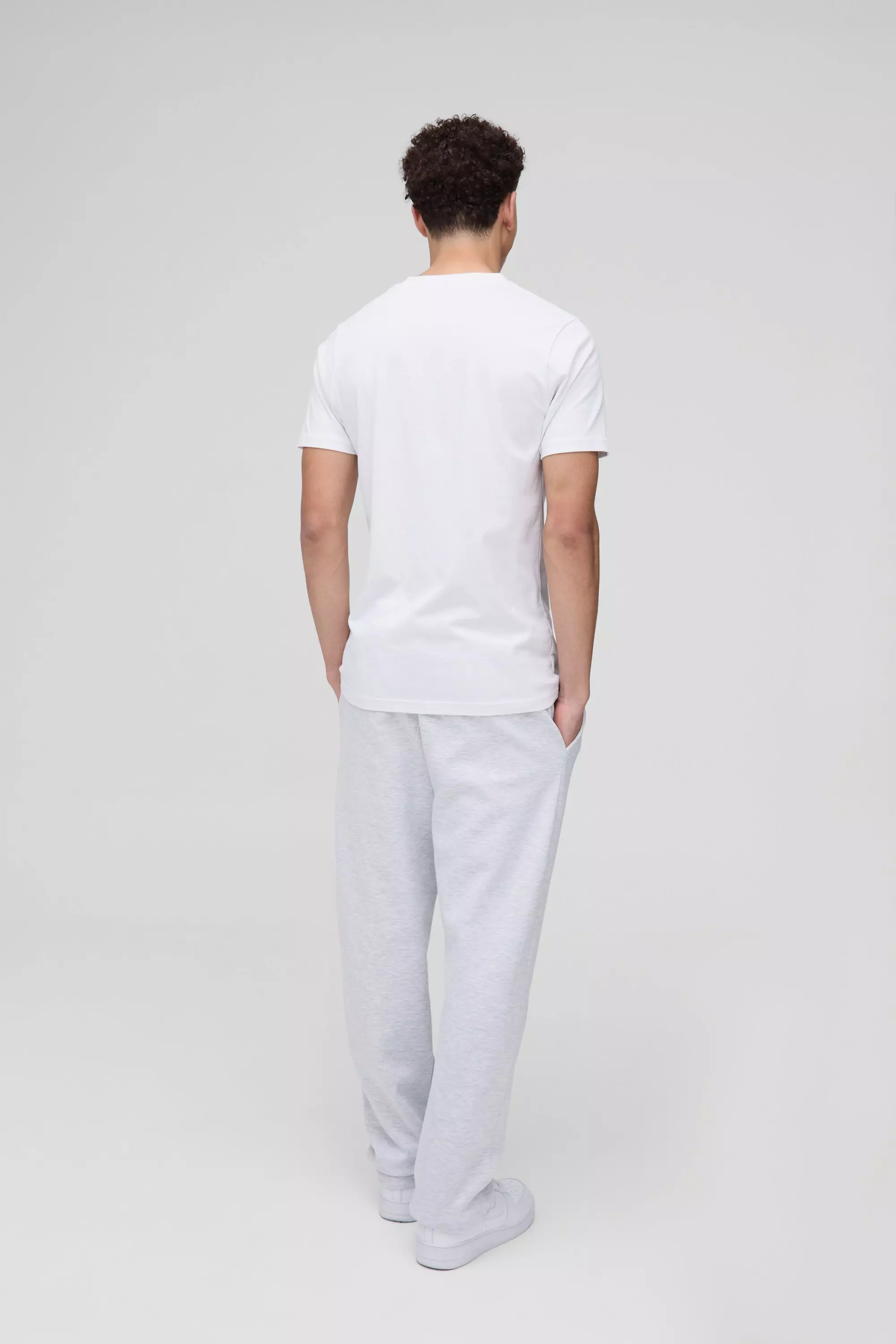 White Slim BM Signature Basic T-shirt alternative image