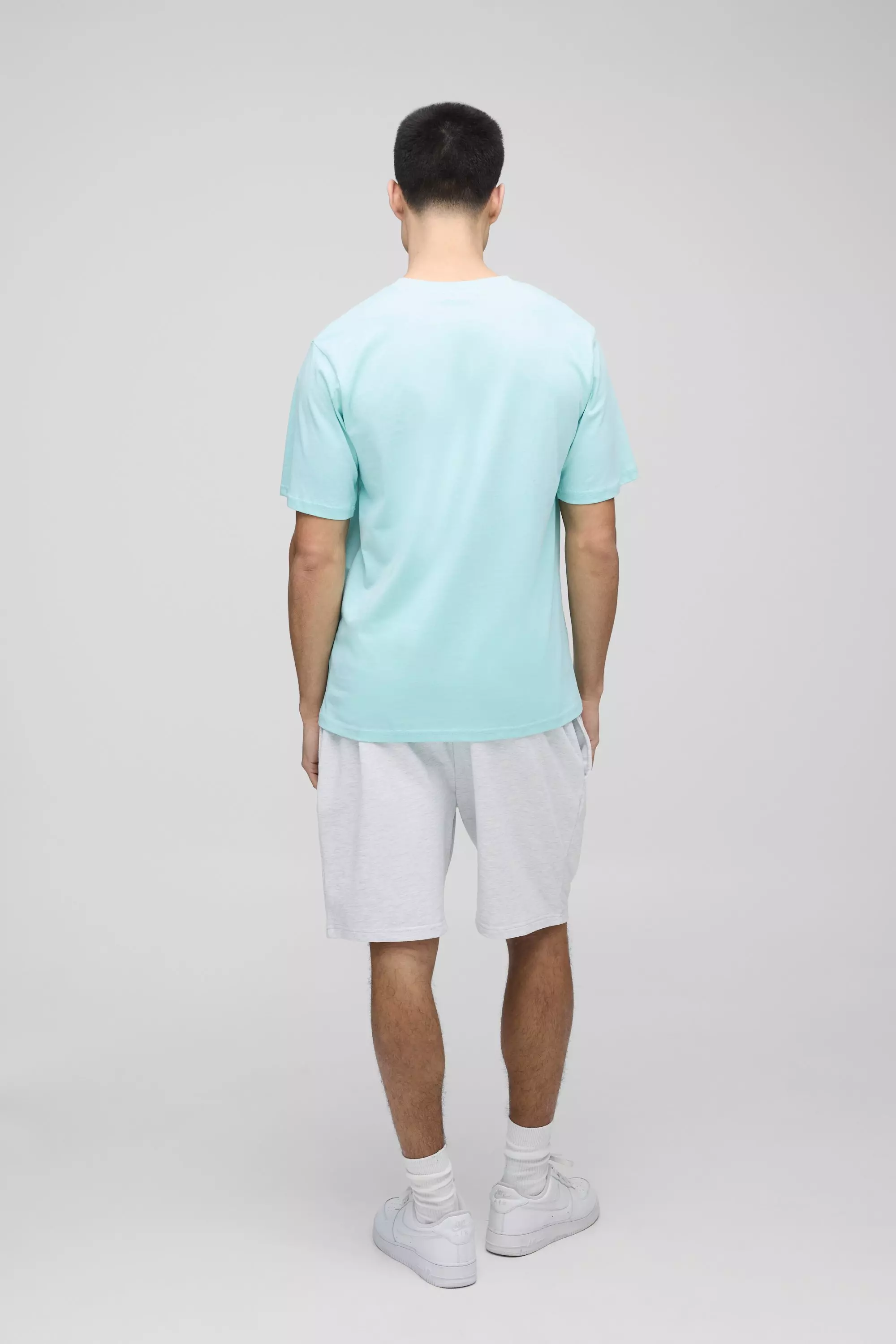 Light blue Regular Fit BM Signature Crew Neck T-shirt alternative image