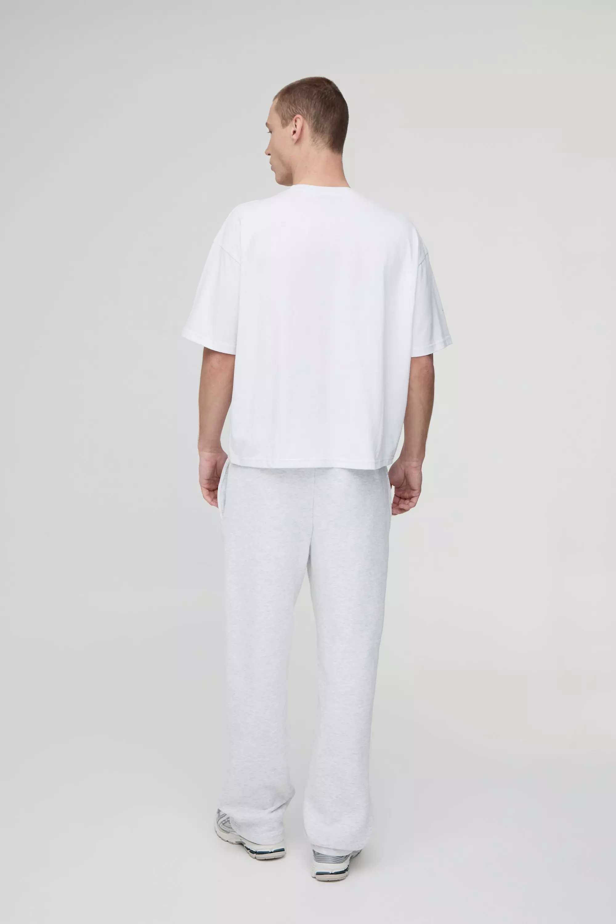 Basic Oversized Boxy Crew Neck T-shirt | boohooMAN USA