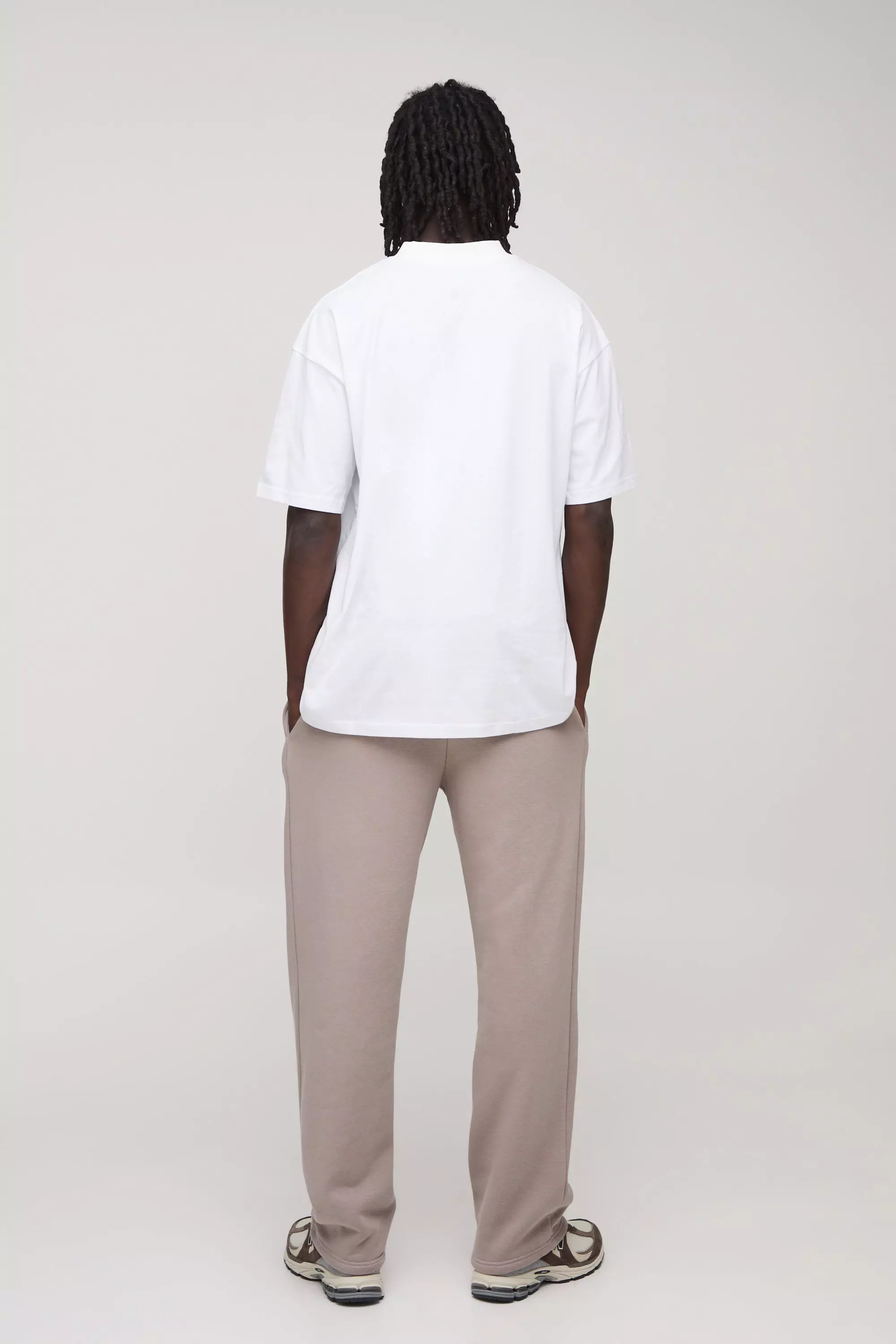 Basic Oversized Extended Neck T-Shirt | boohooMAN AU