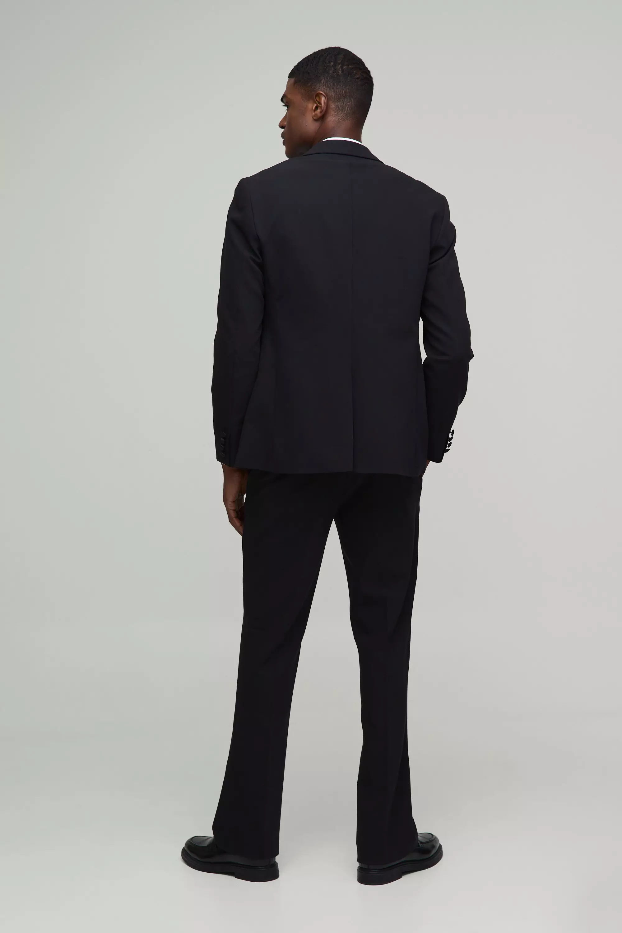 Skinny Black Suit Pants | boohooMAN USA
