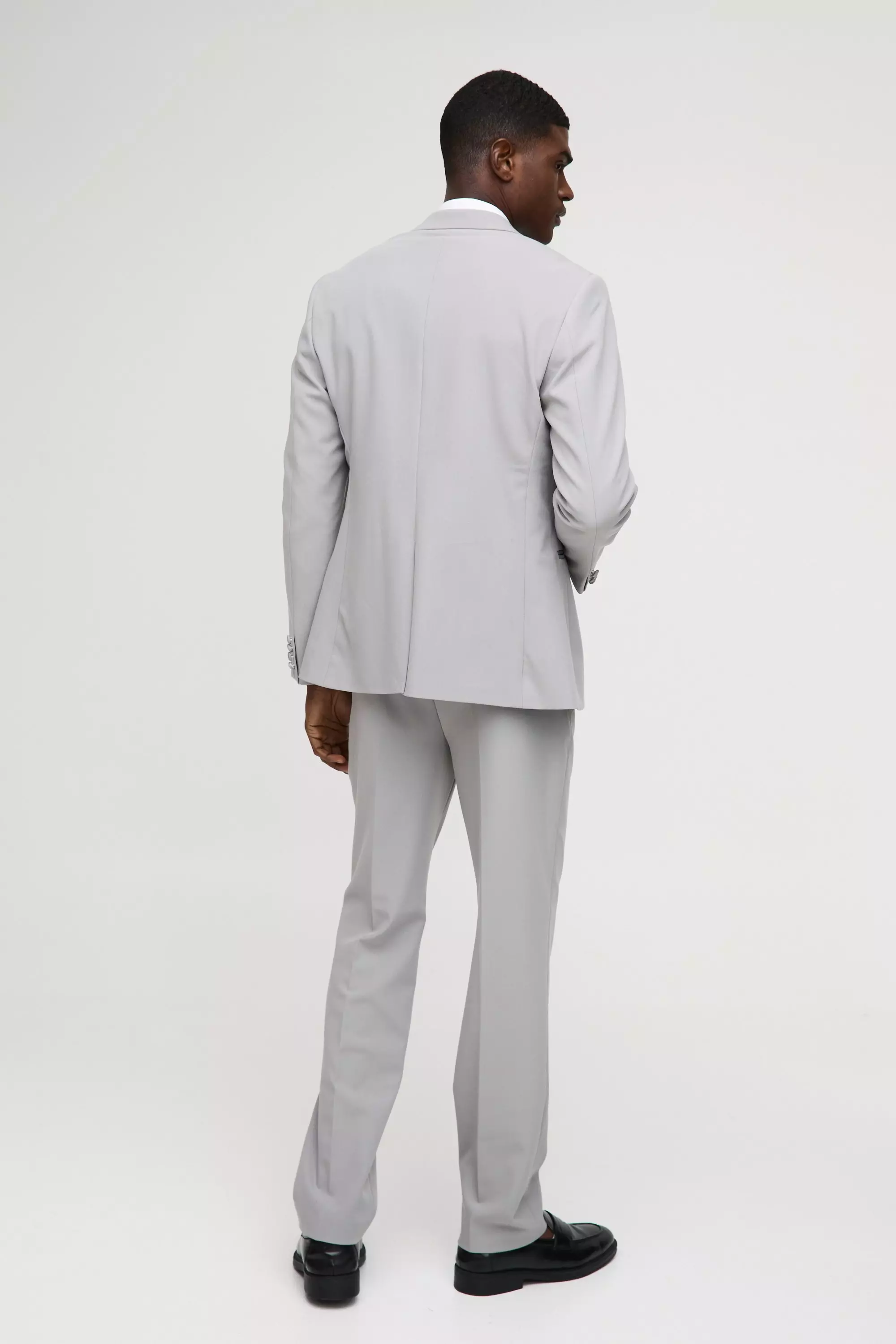 Light grey Straight Fit Tailored Trouser alternative image