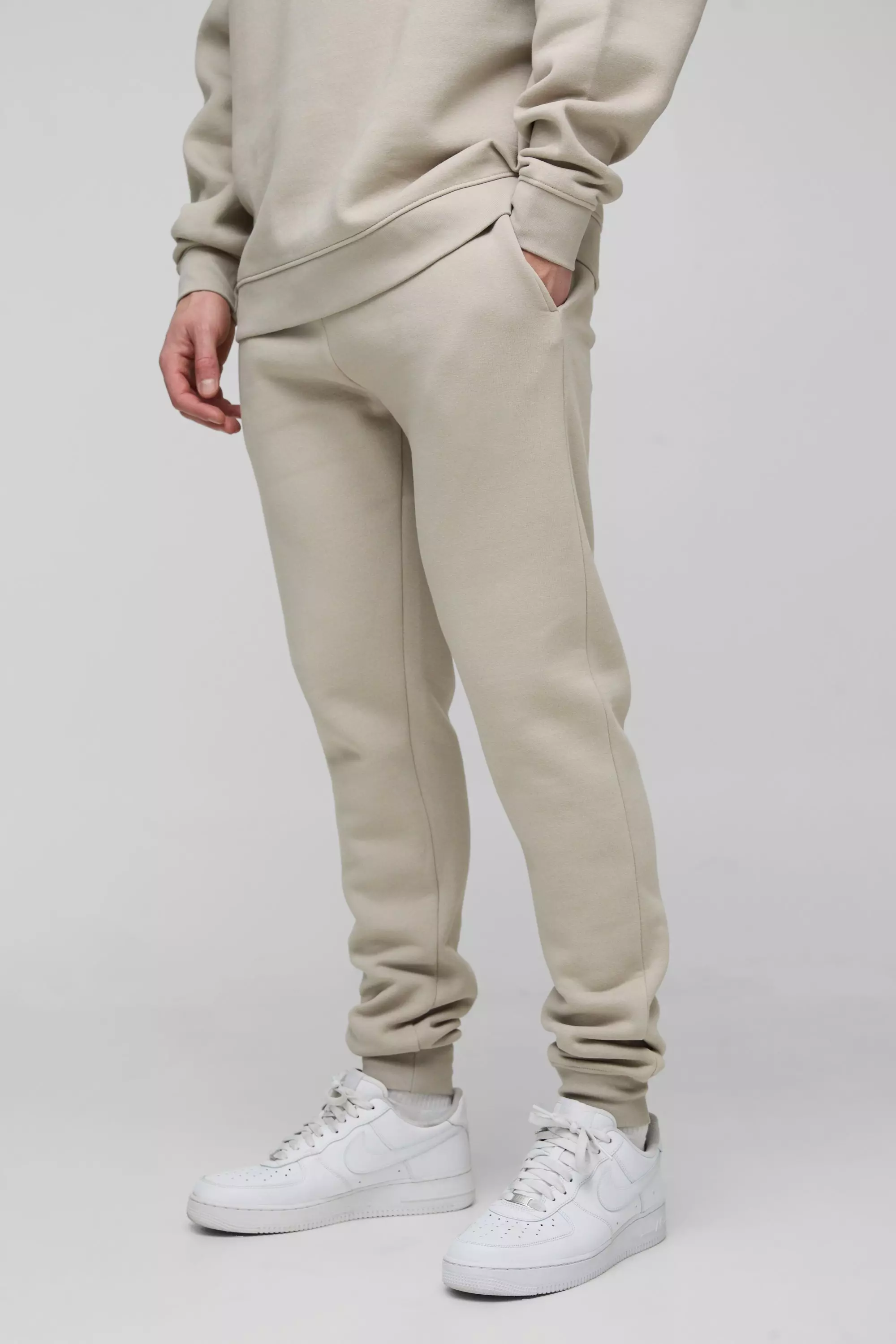 Tall - Jogging skinny épais, Stone autre image