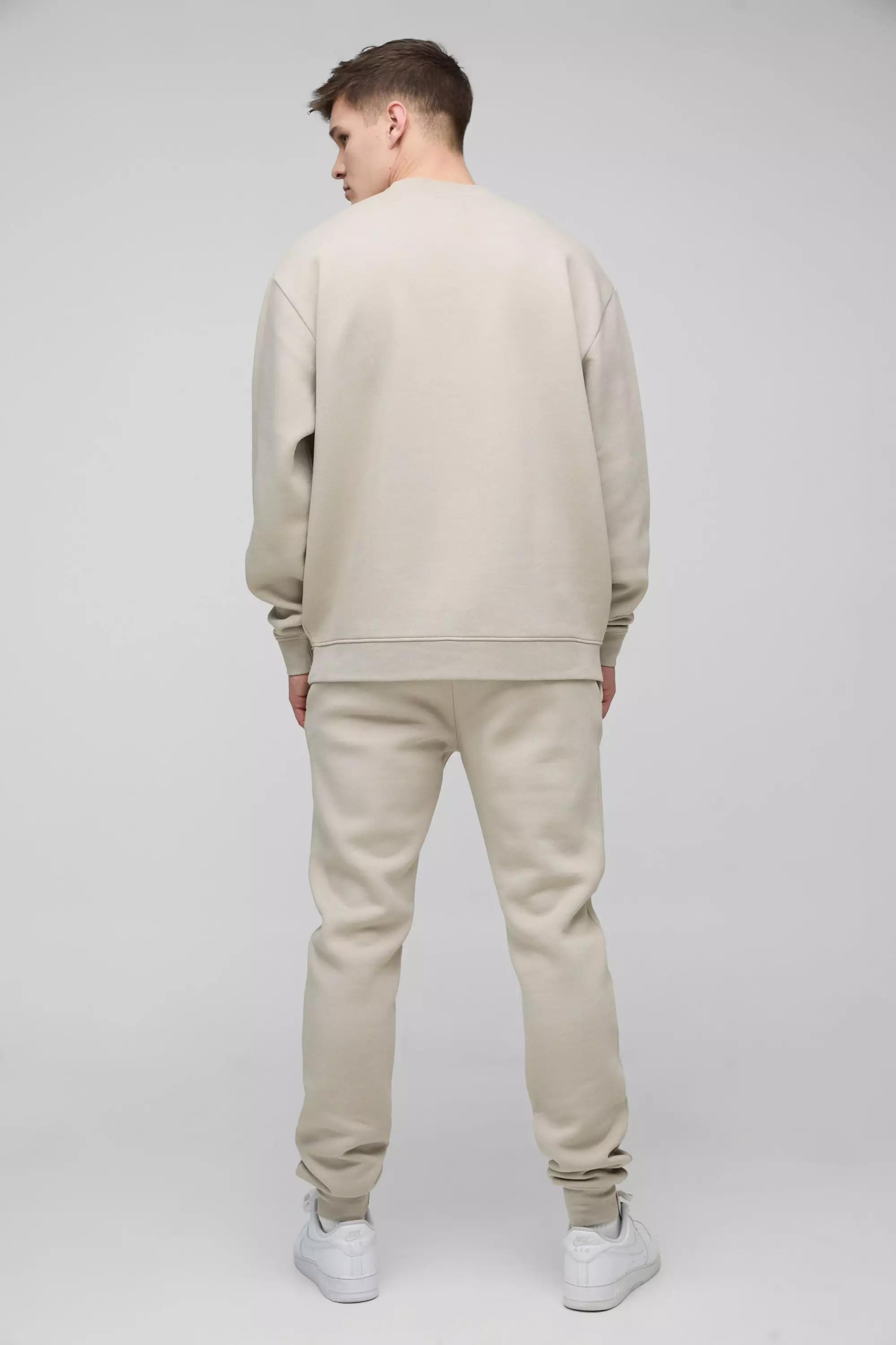Tall - Jogging skinny épais, Stone autre image