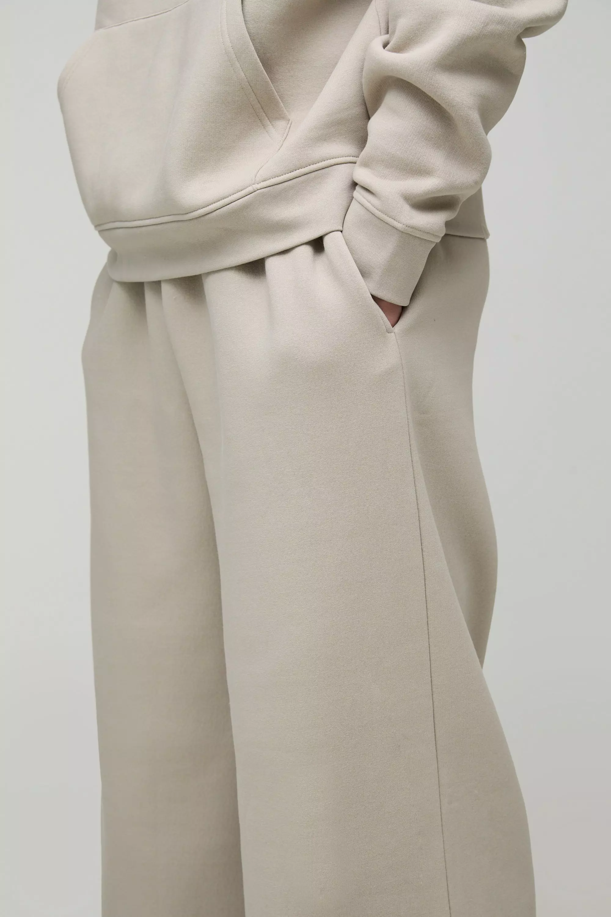 Stone Tall 330GSM Extreme Wide Leg Basic Joggers alternative image