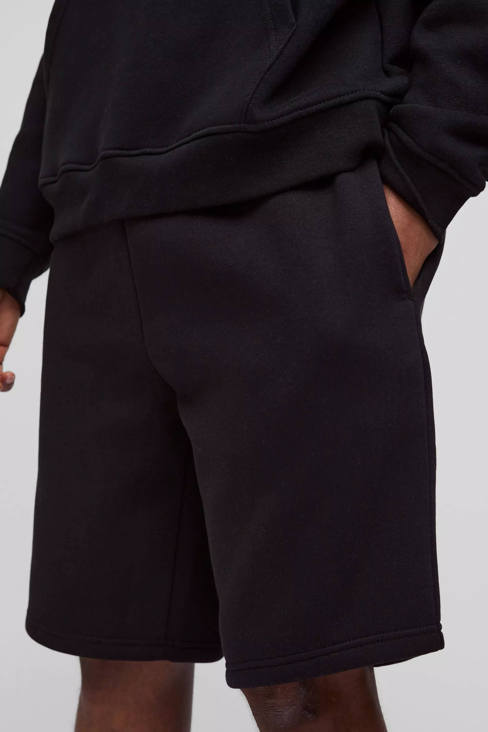 Pantaloncini Medi Tall Basic Comodi, Black immagine alternativa