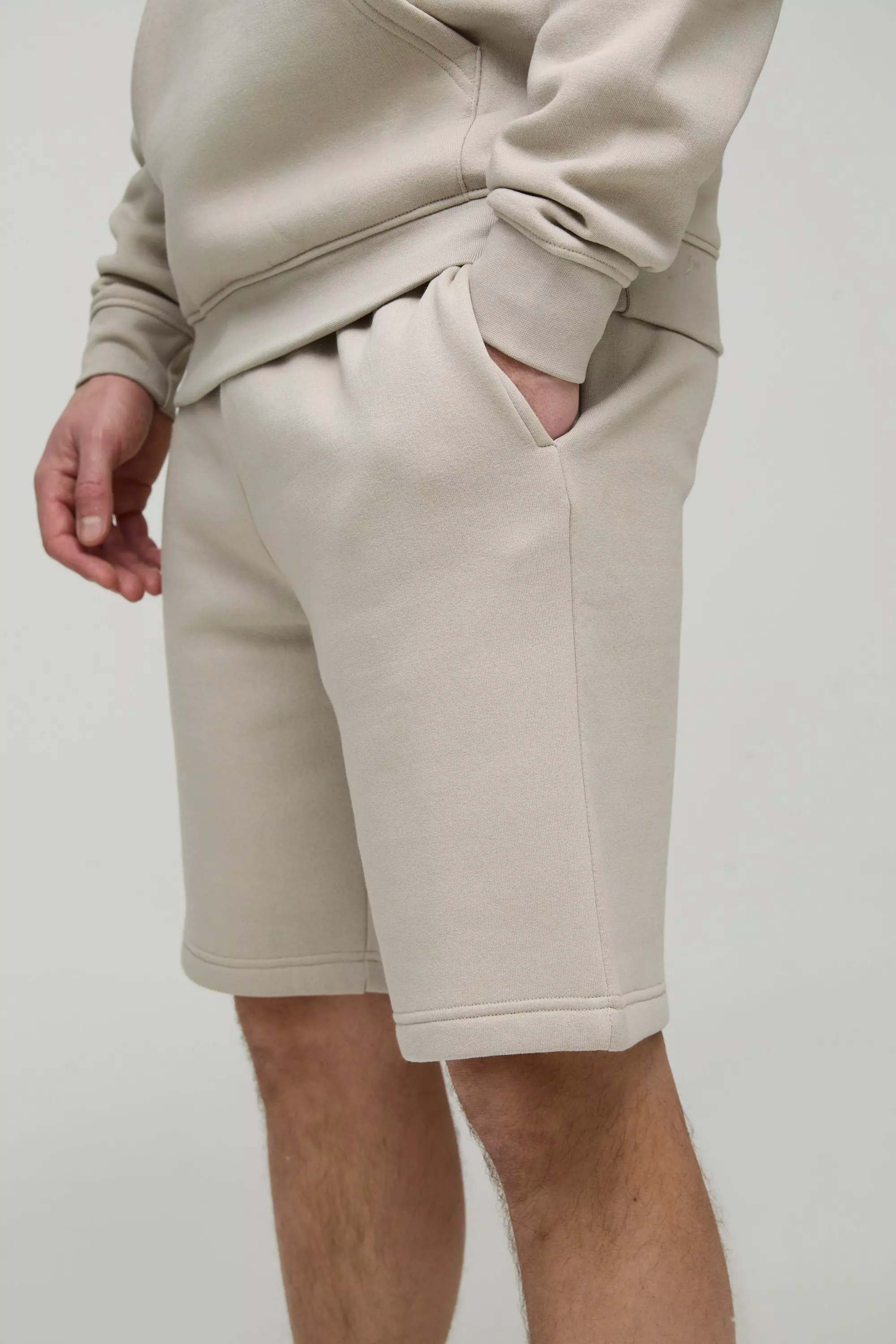 Pantaloncini Medi Tall Basic Comodi, Stone immagine alternativa