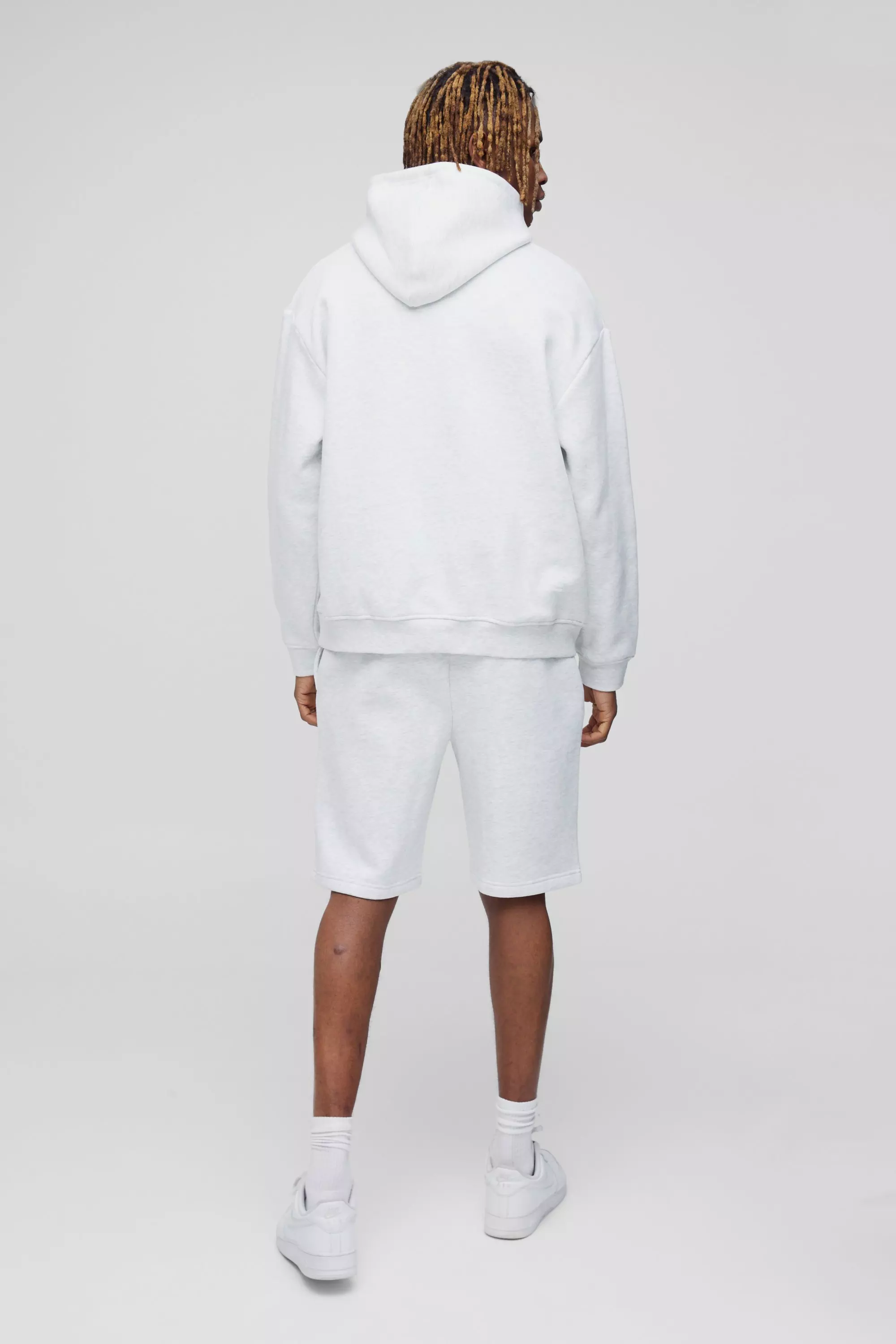 Tall Loose Fit Mid Length BM Signature Shorts | boohooMAN USA