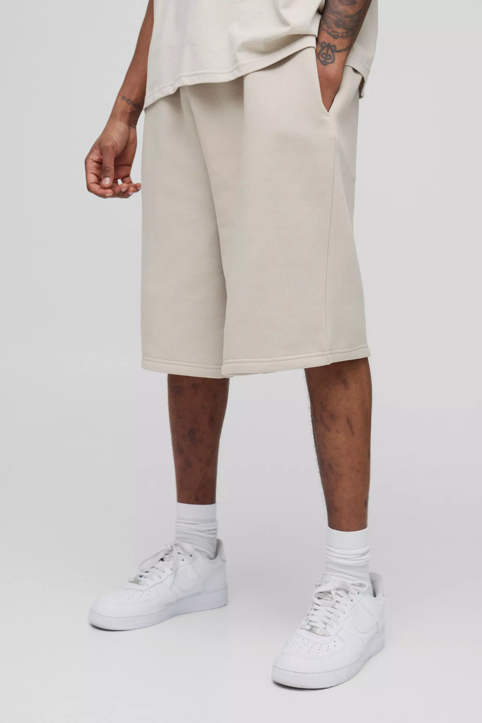 Tall - Short oversize basique, Stone autre image