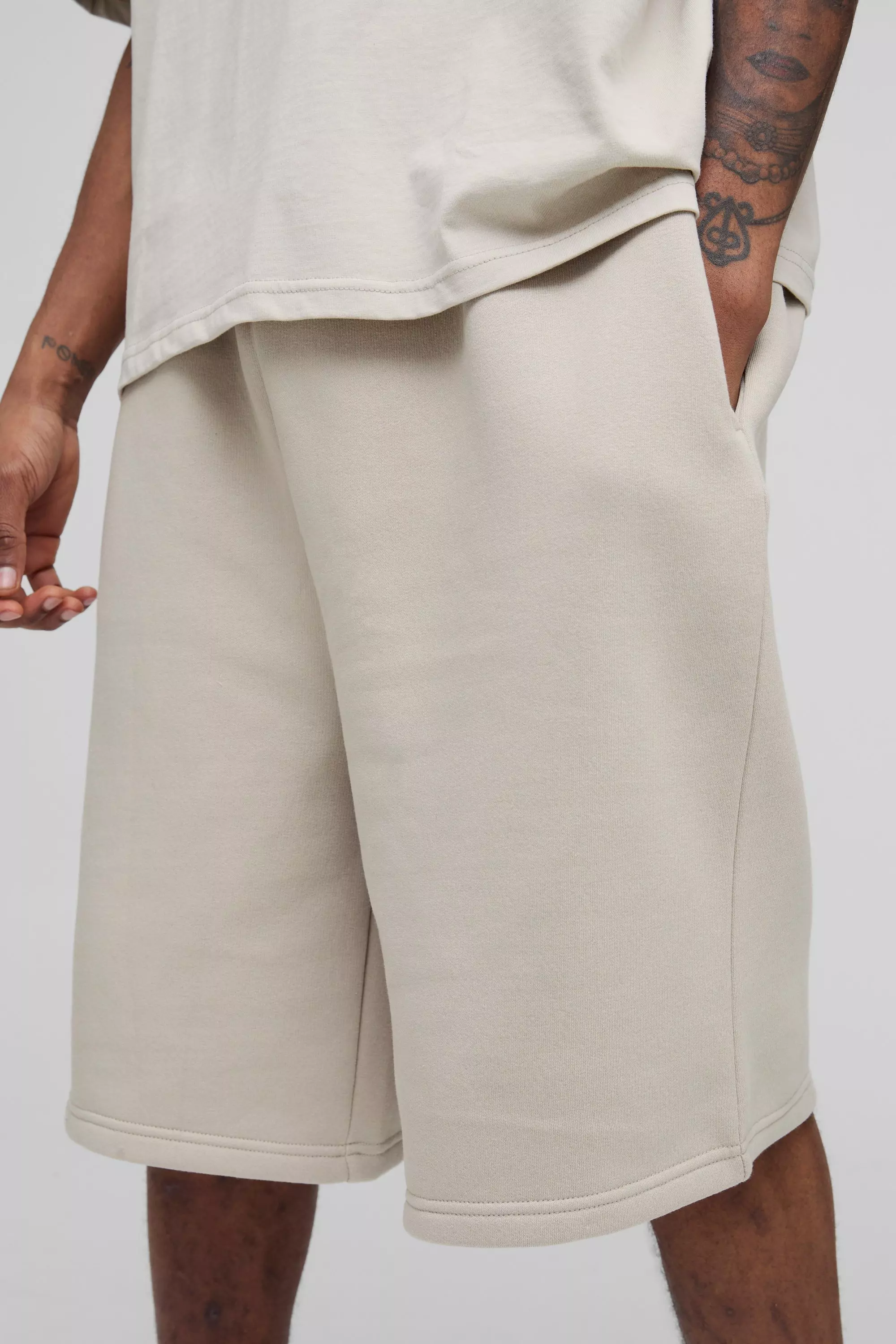Tall - Short oversize basique, Stone autre image