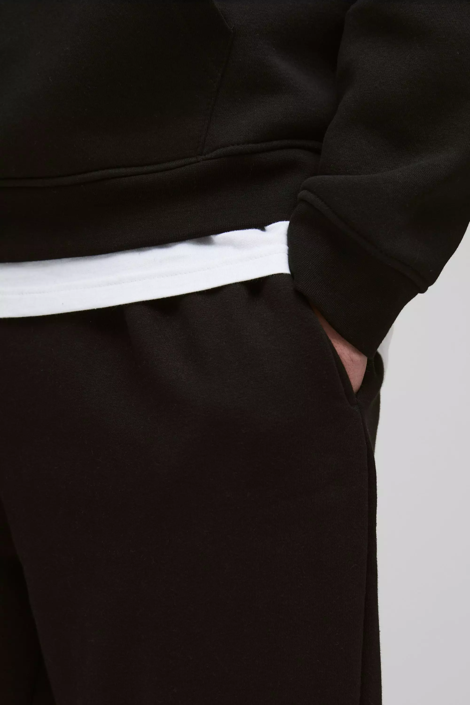 Tall lockere Basic Jogginghose, Black alternatives Bild