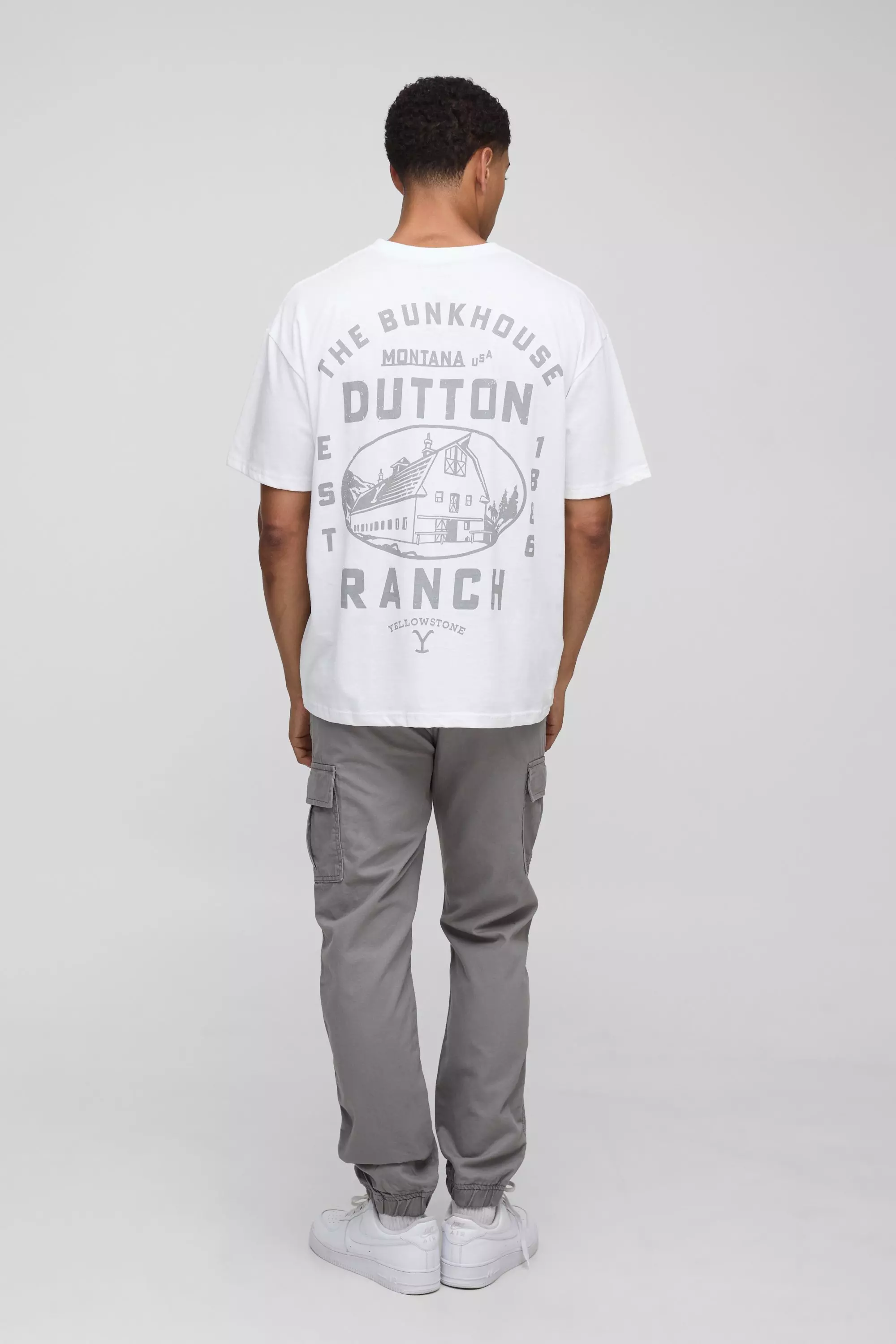 Elasticated Waist Straight Leg Cargo Pants | boohooMAN USA
