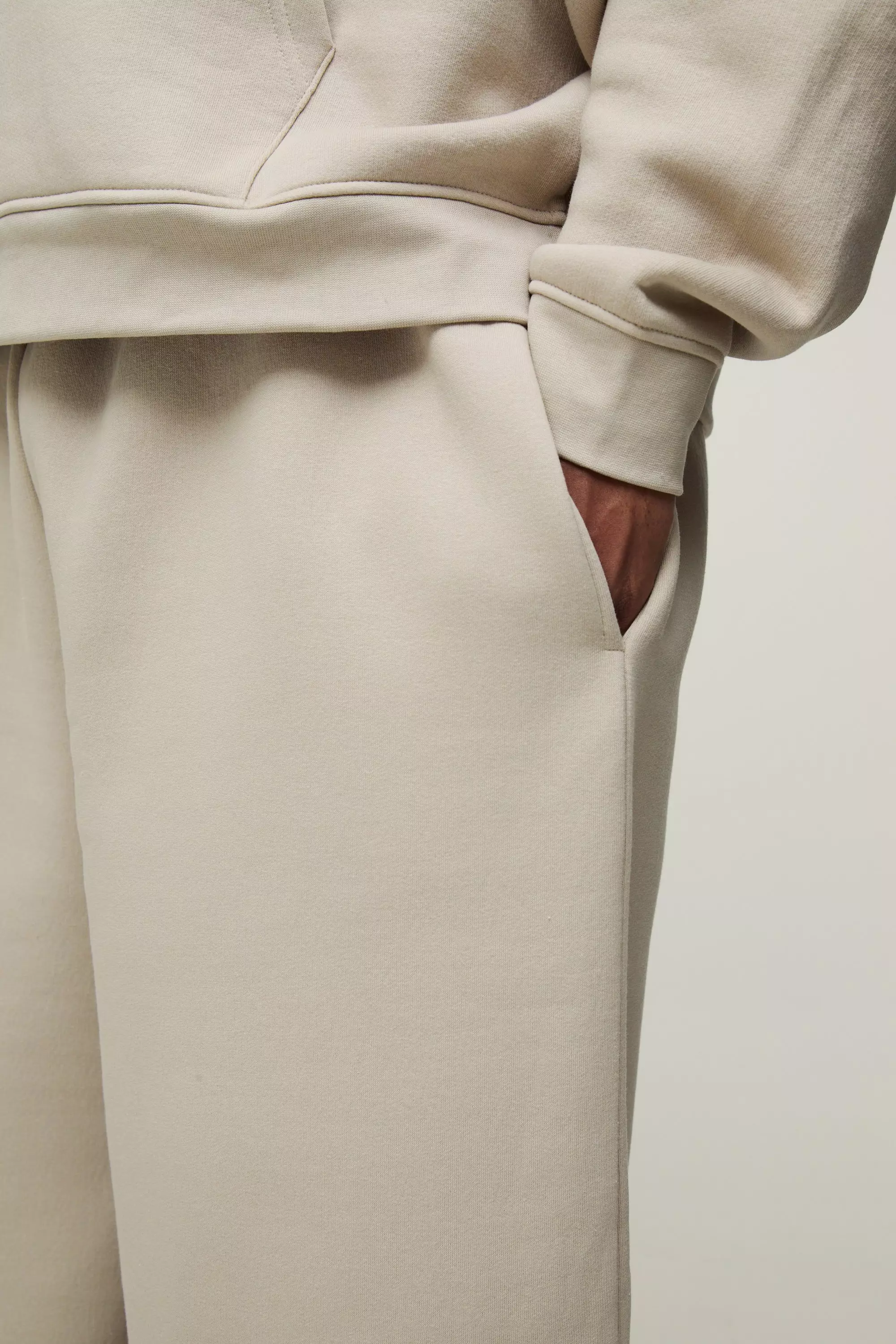 Plus 330GSM Extreme Wide Leg Basic Sweatpants
