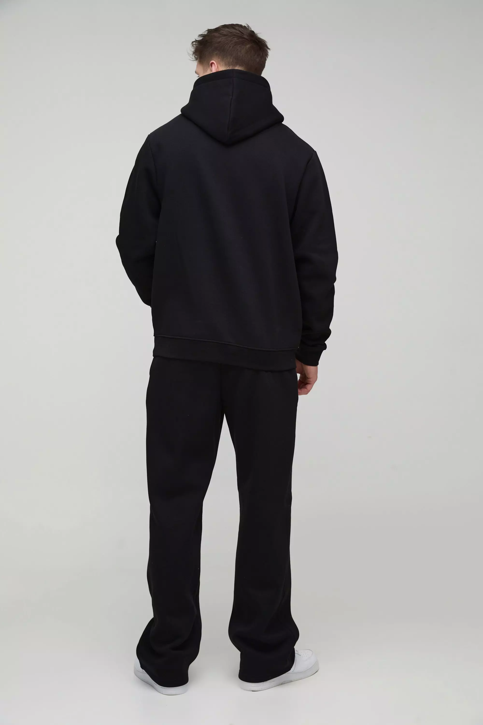 Tall 330GSM Homme Hoodie, Black alternatives Bild
