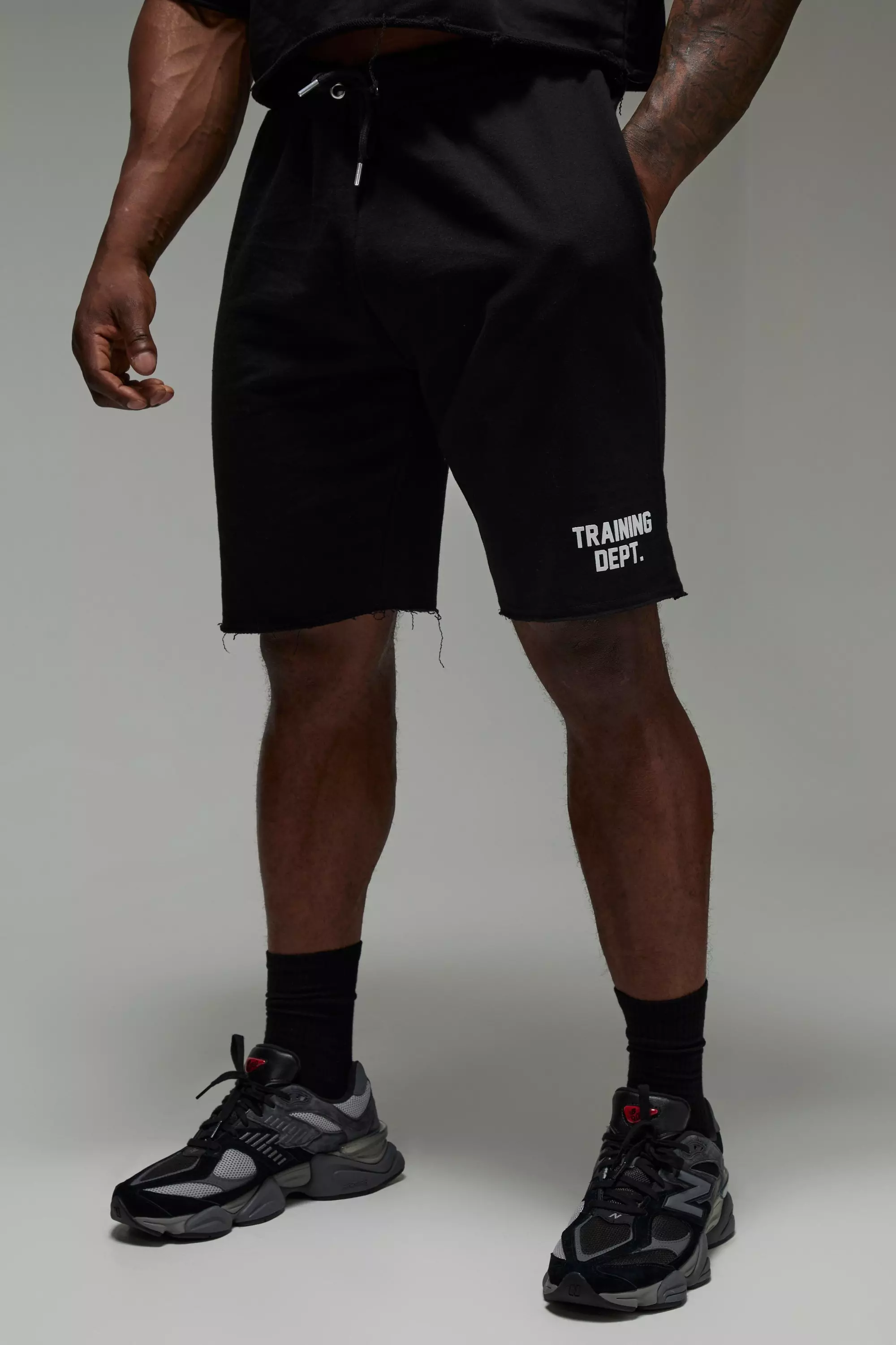 Man Active Training Dept 9inch Shorts, Black alternatives Bild