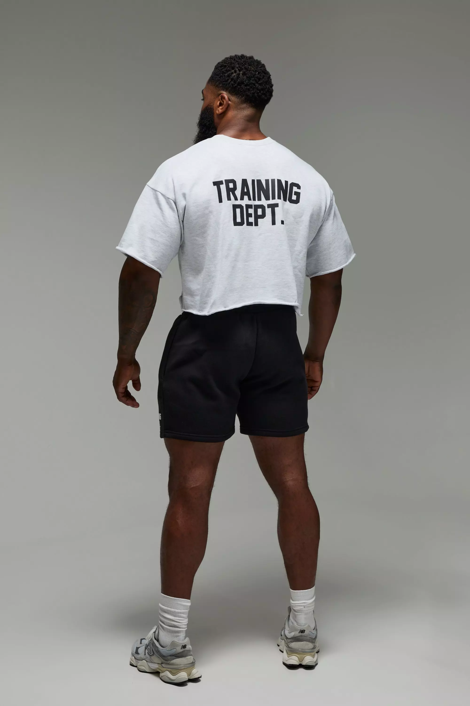 Black Man Active Training Dept. 5inch Jersey Shorts  alternative image