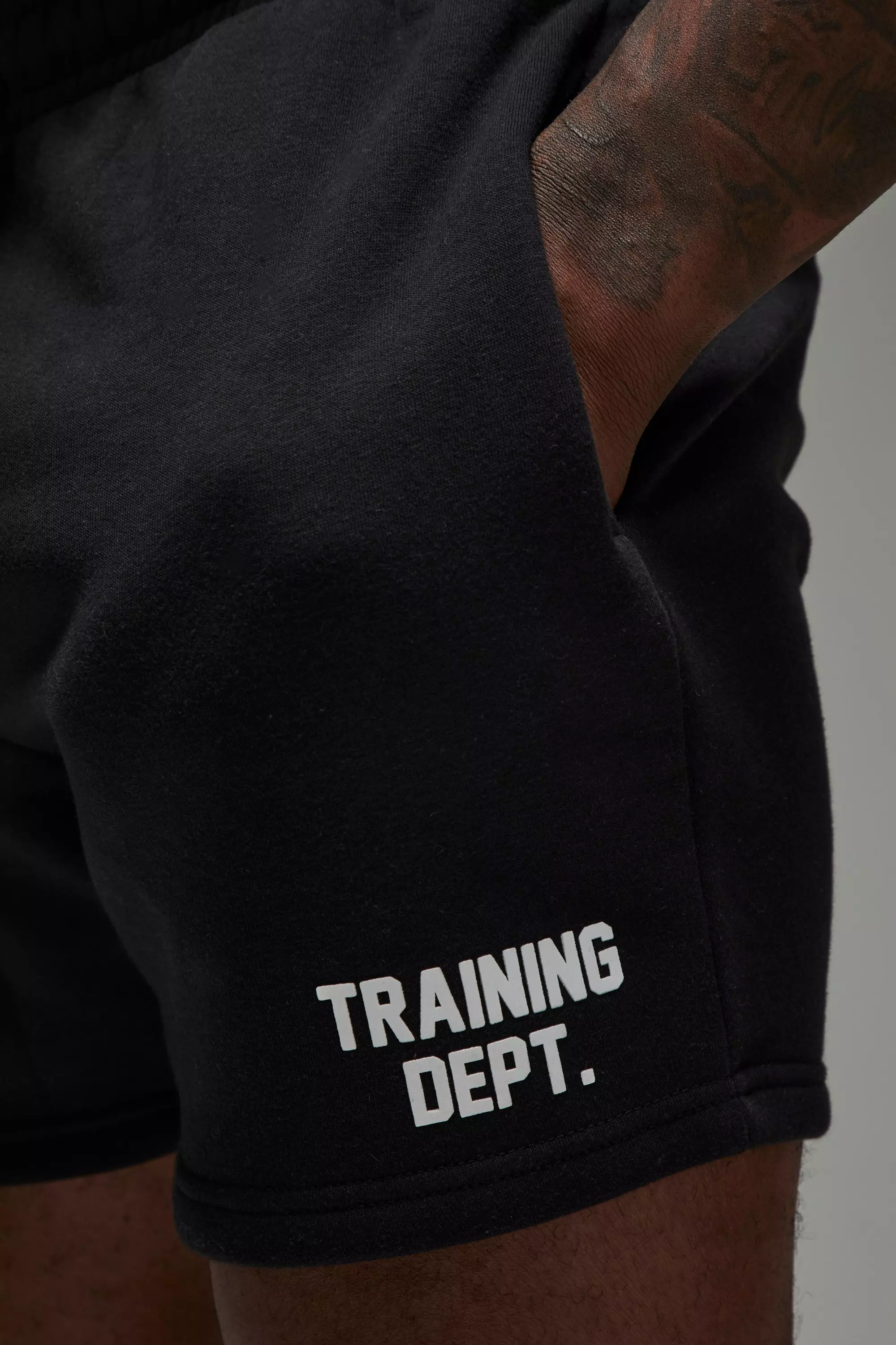 Black Man Active Training Dept. 5inch Jersey Shorts  alternative image