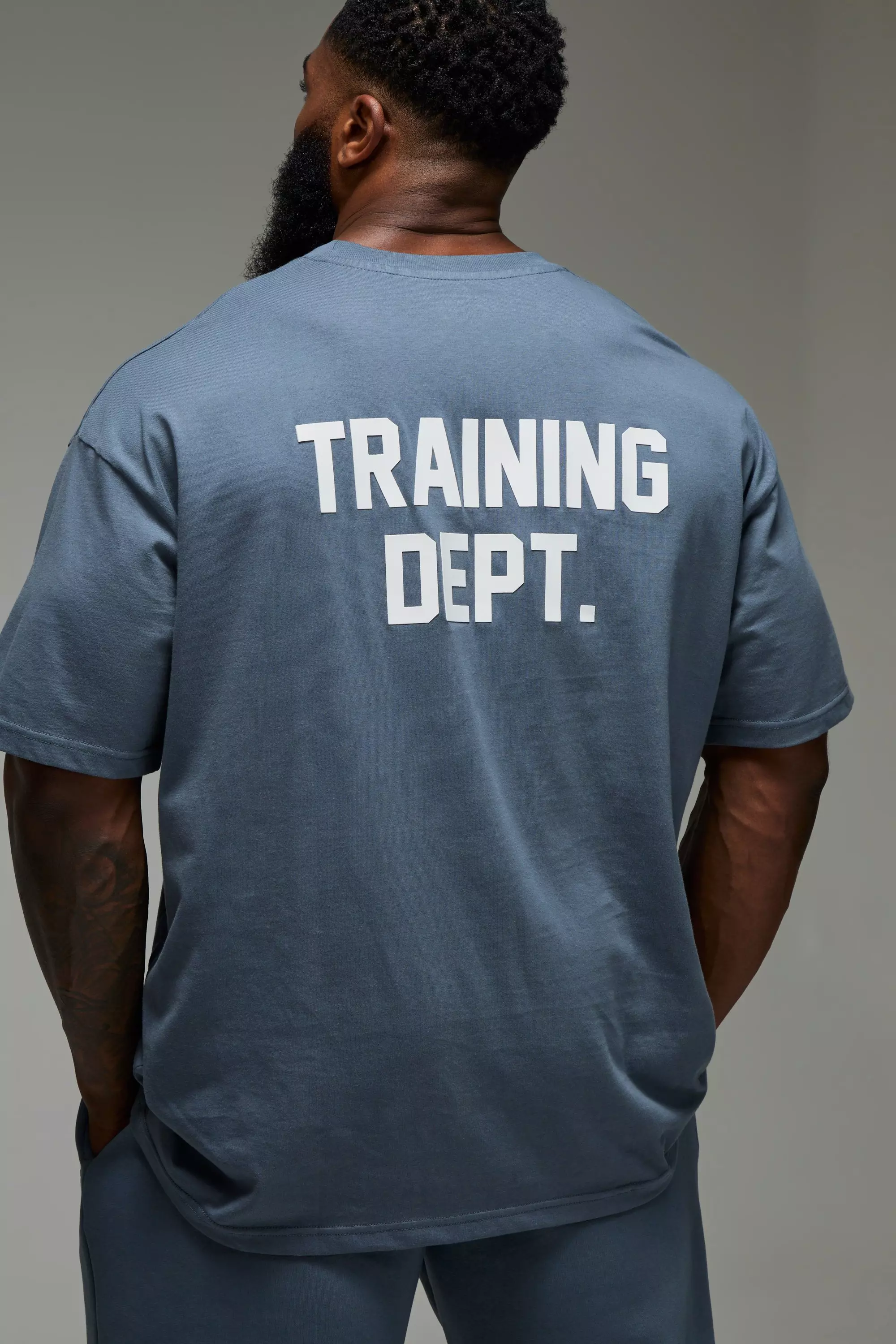 Man Active Training Dept. Oversize T-Shirt, Blue alternatives Bild