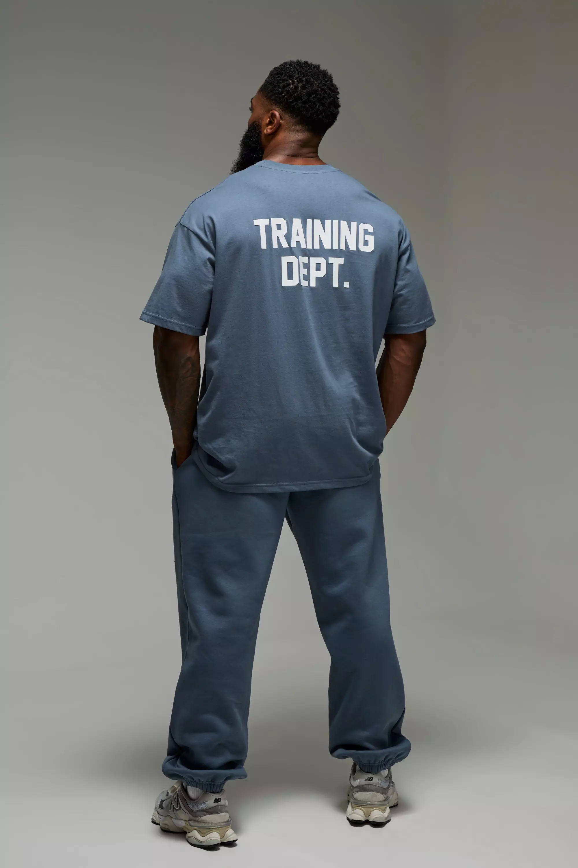 Man Active Training Dept. Oversize T-Shirt, Blue alternatives Bild