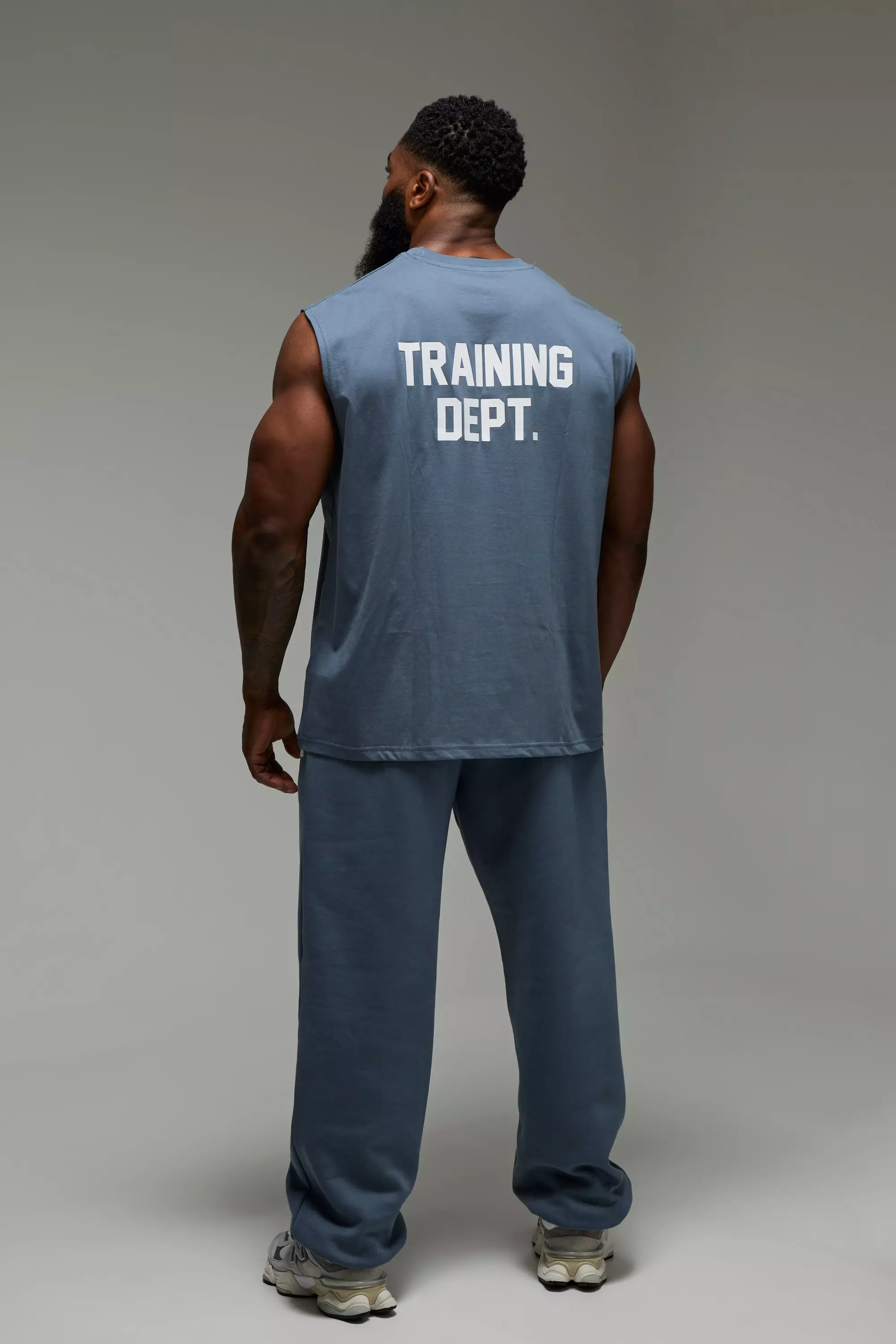 Blue Man Active Training Dept. Oversized Tank alternative image