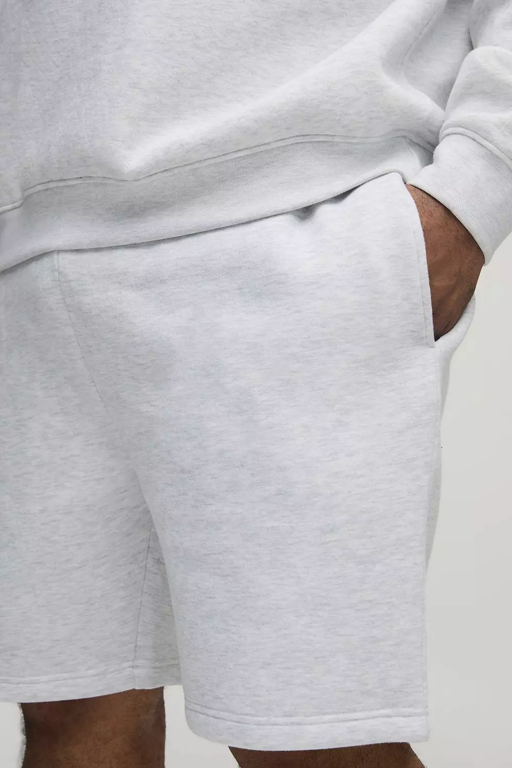 Plus Slim Fit Mid Length Basic Shorts | boohooMAN USA