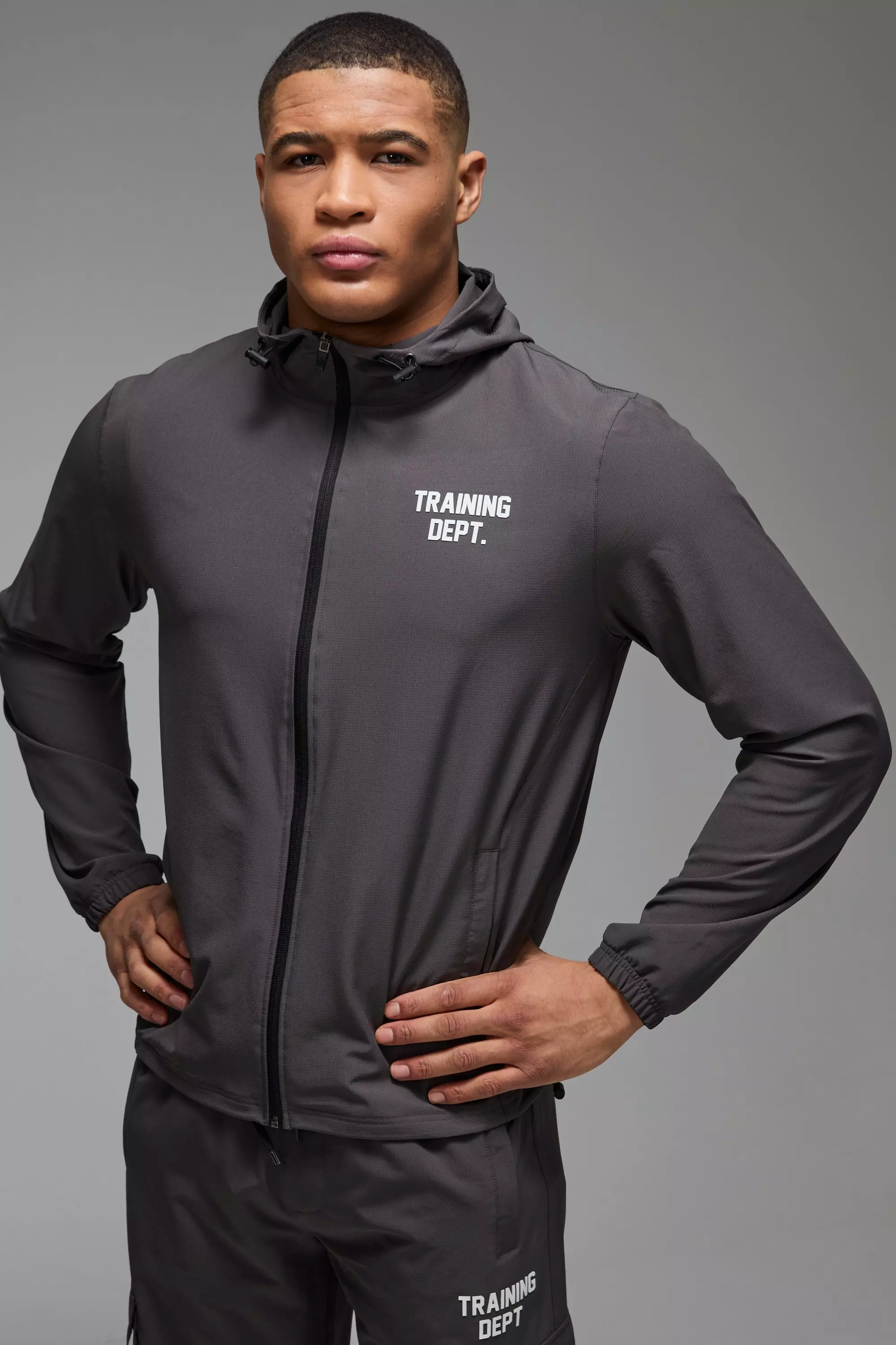 Coupe-vent de sport - MAN Active, Charcoal autre image