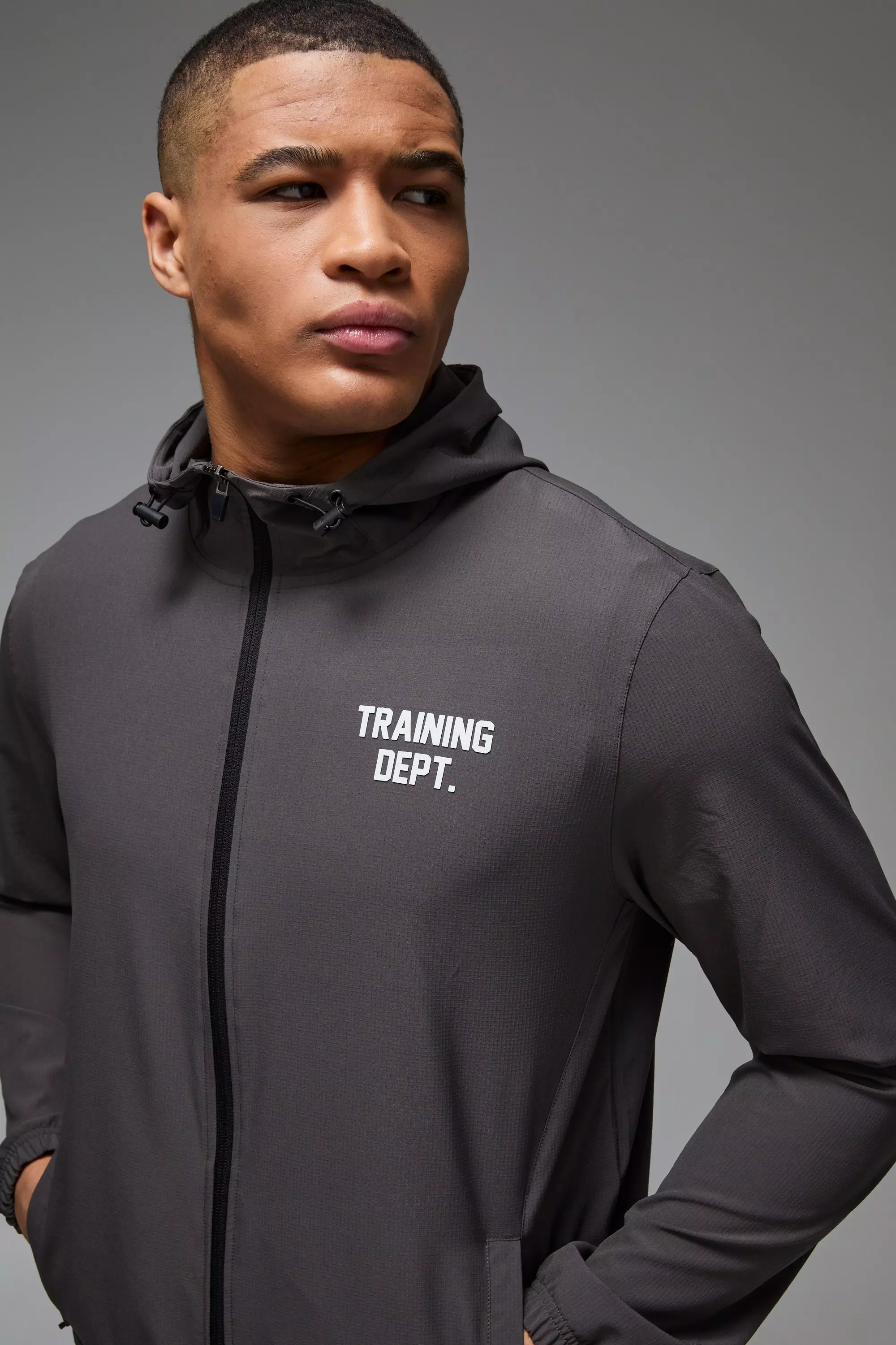 Coupe-vent de sport - MAN Active, Charcoal autre image