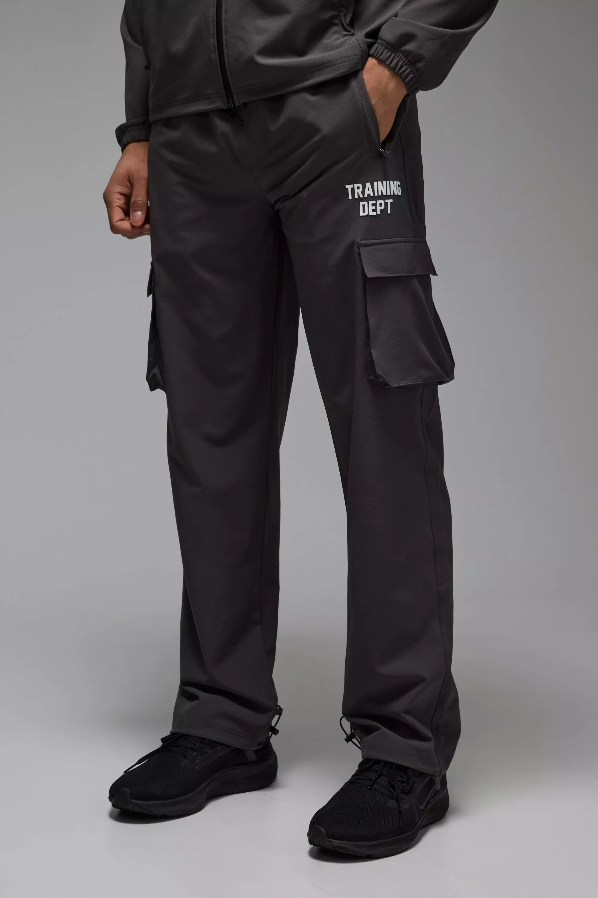 Charcoal Man Active Training Dept. Cargo Trouser alternative image