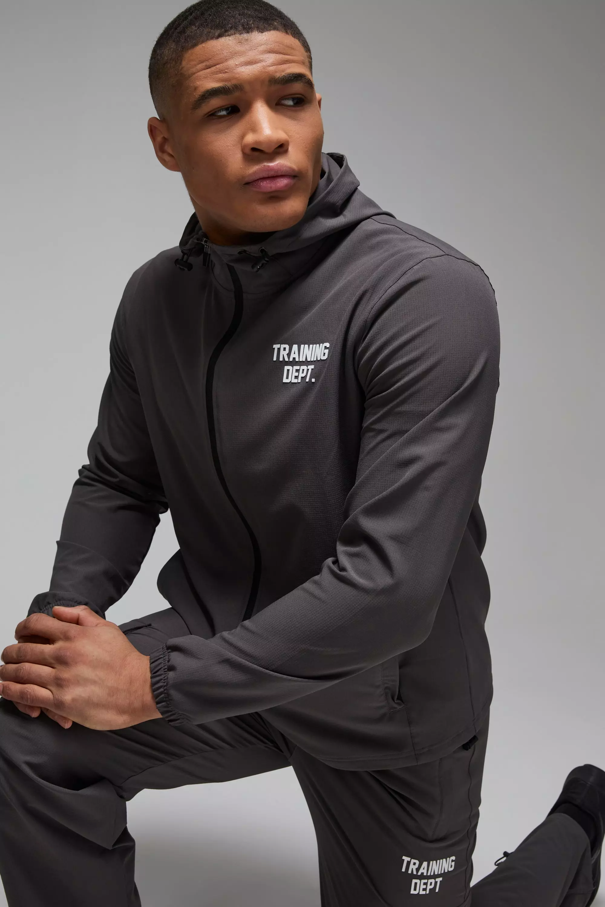 Charcoal Man Active Training Dept. Cargo Trouser alternative image