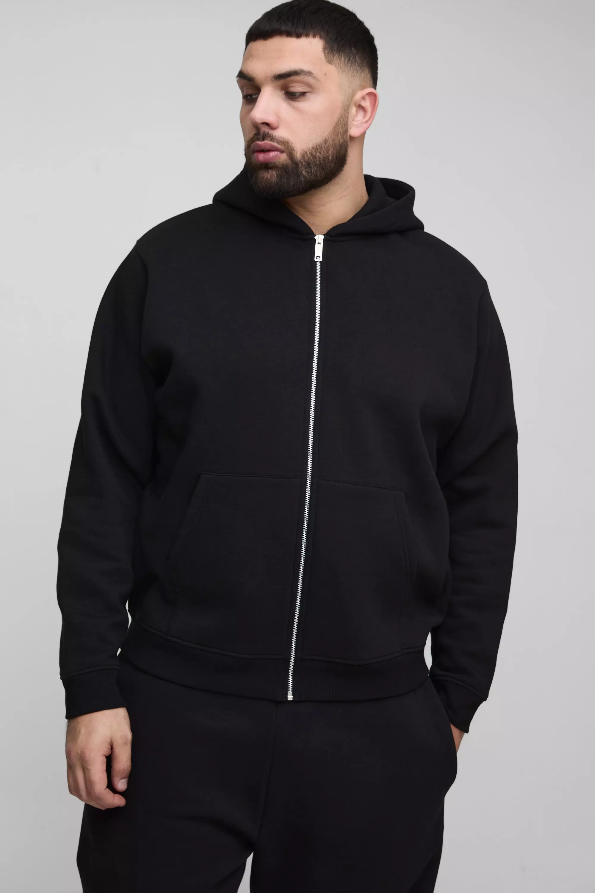 Black Plus Basic 330GSM Vest alternatieve afbeelding