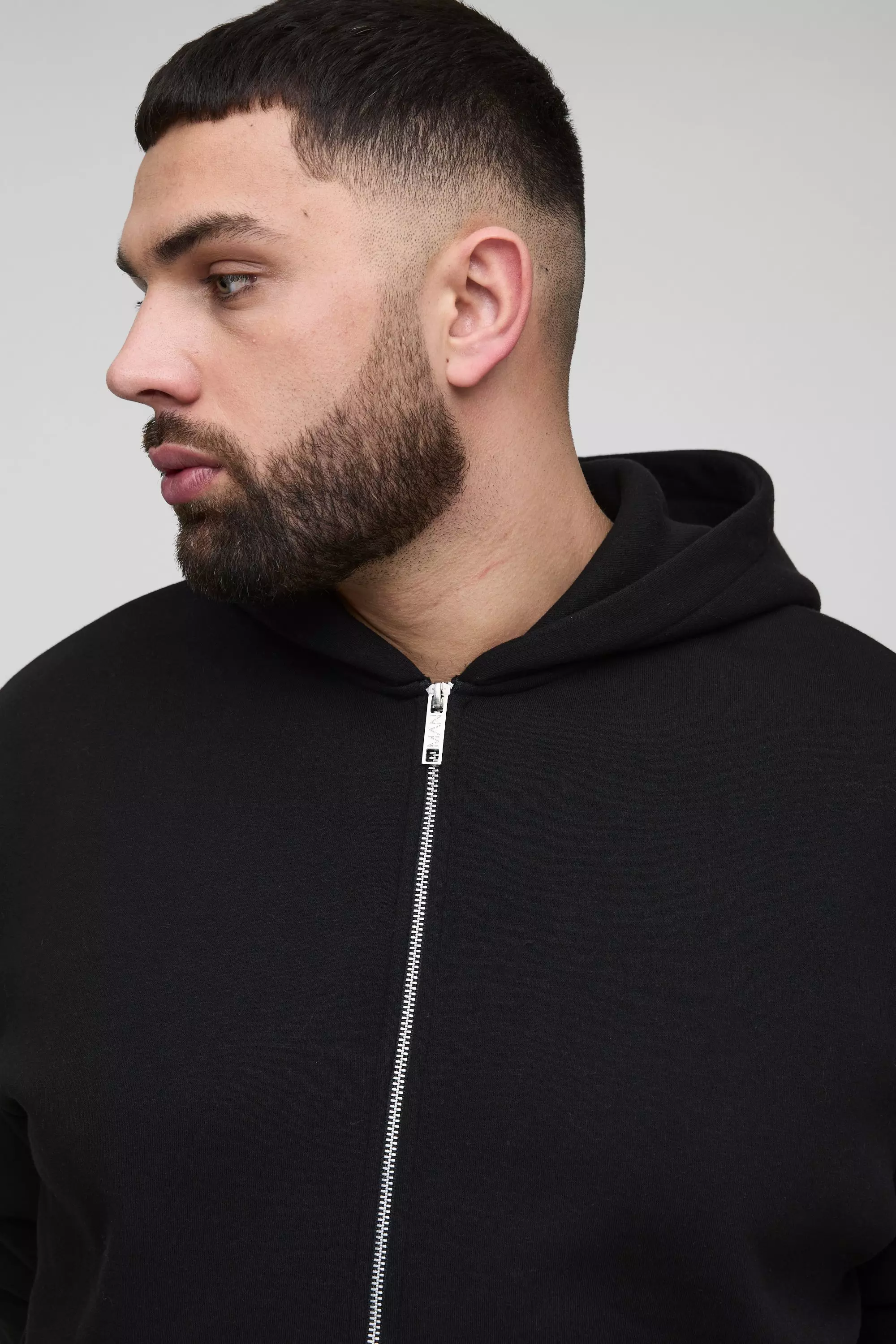 Black Plus Basic 330GSM Vest alternatieve afbeelding