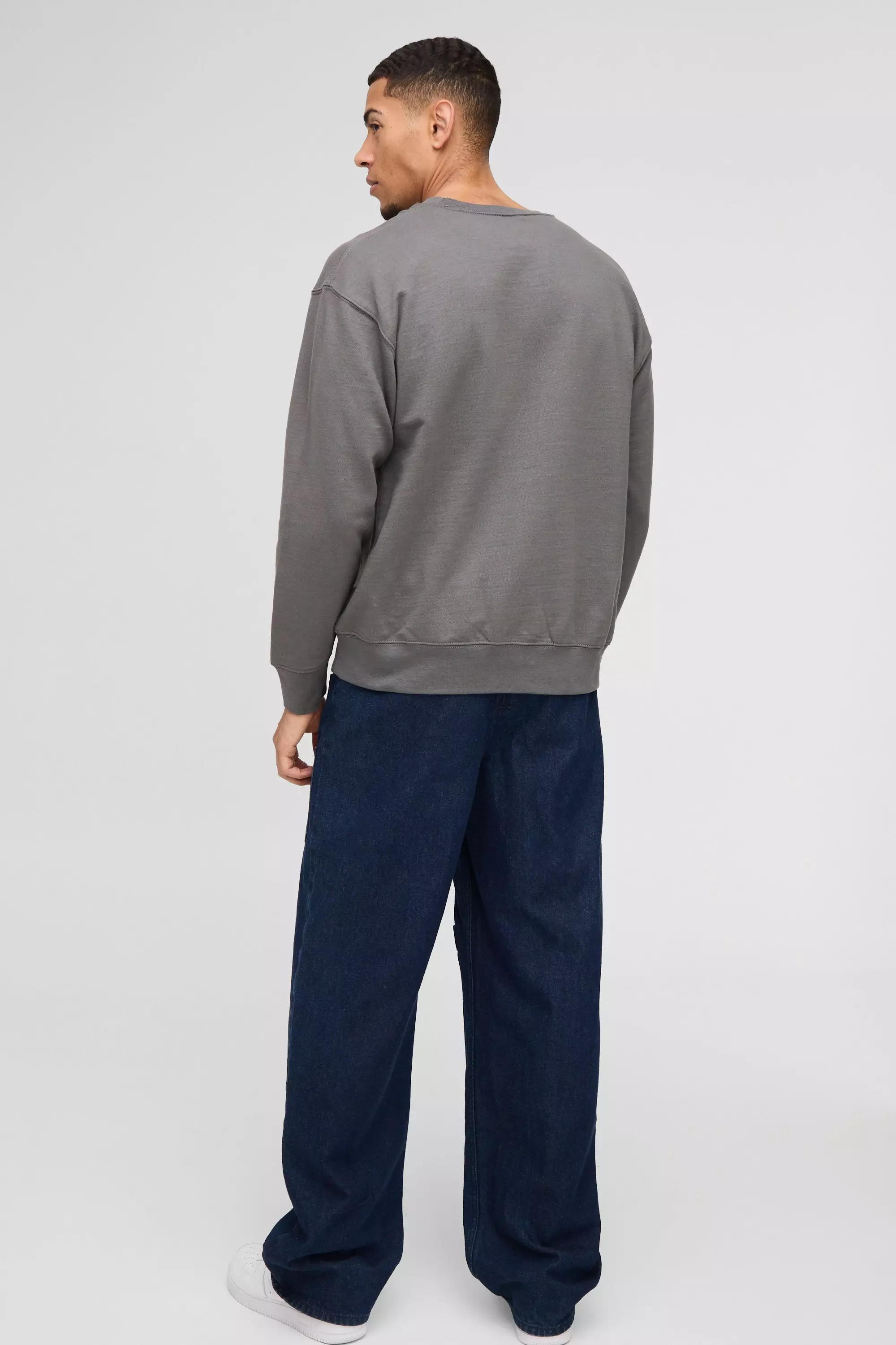 Sweat oversize universitaire à imprimé Pixar Cars, Charcoal autre image