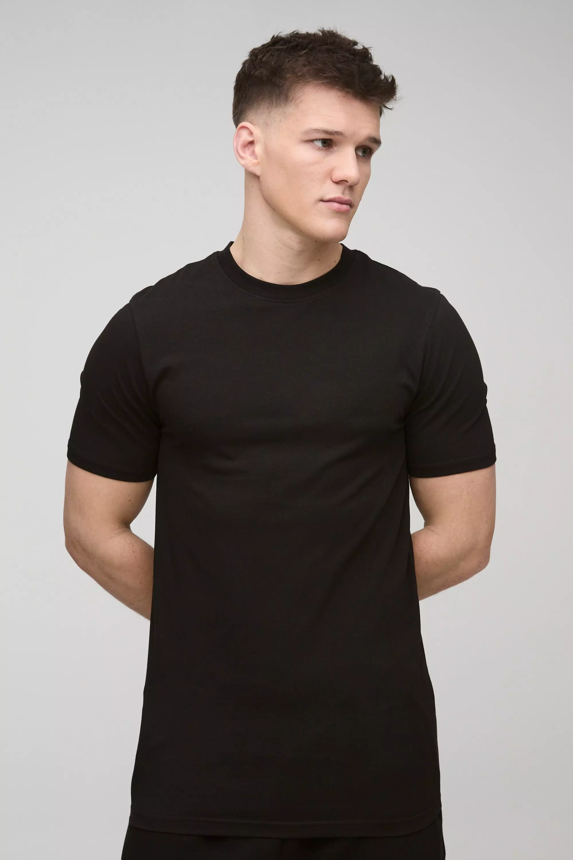 Tall Basic Muscle-Fit T-Shirt, Black alternatives Bild