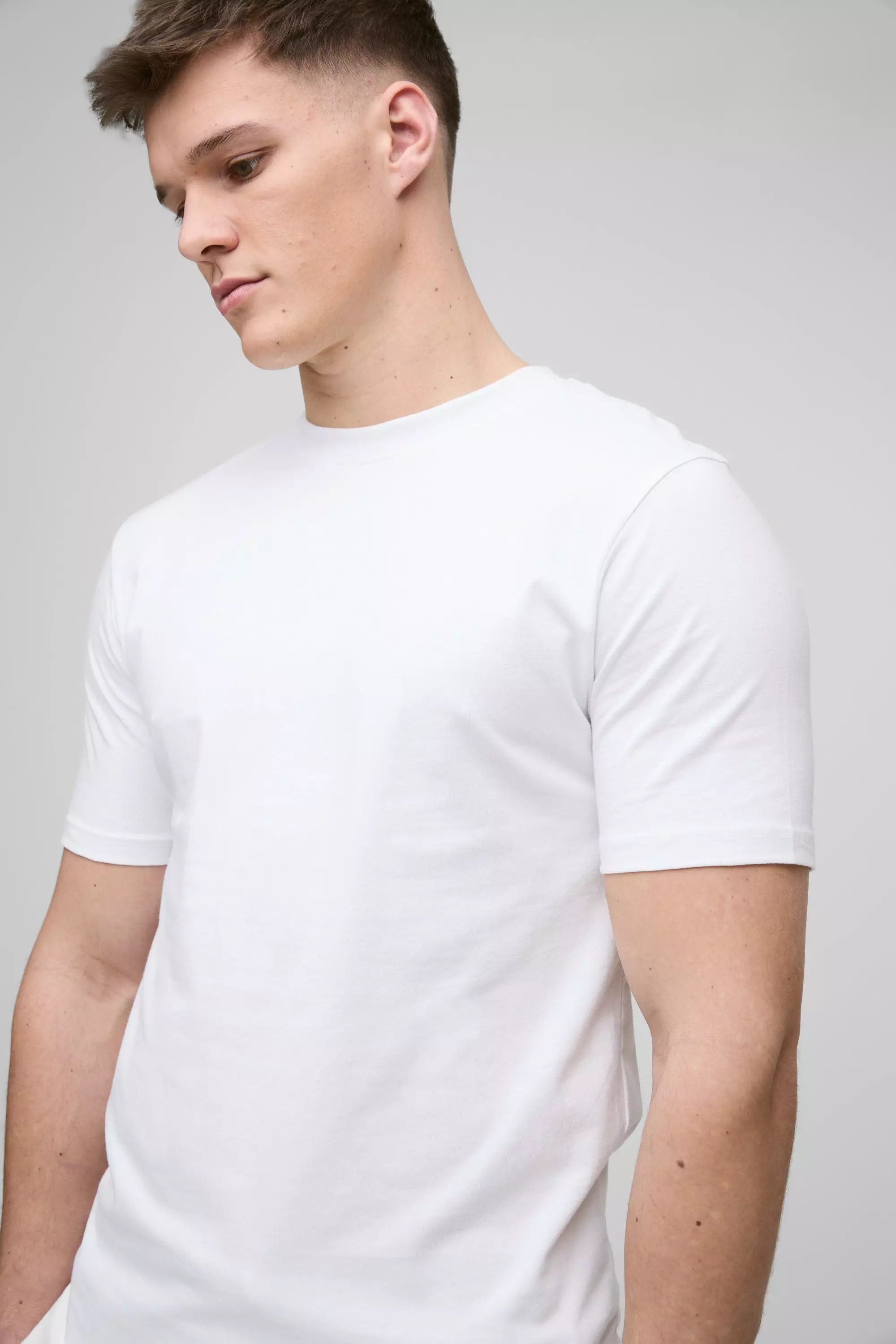 Tall Basic Muscle Fit T-shirt | boohooMAN USA