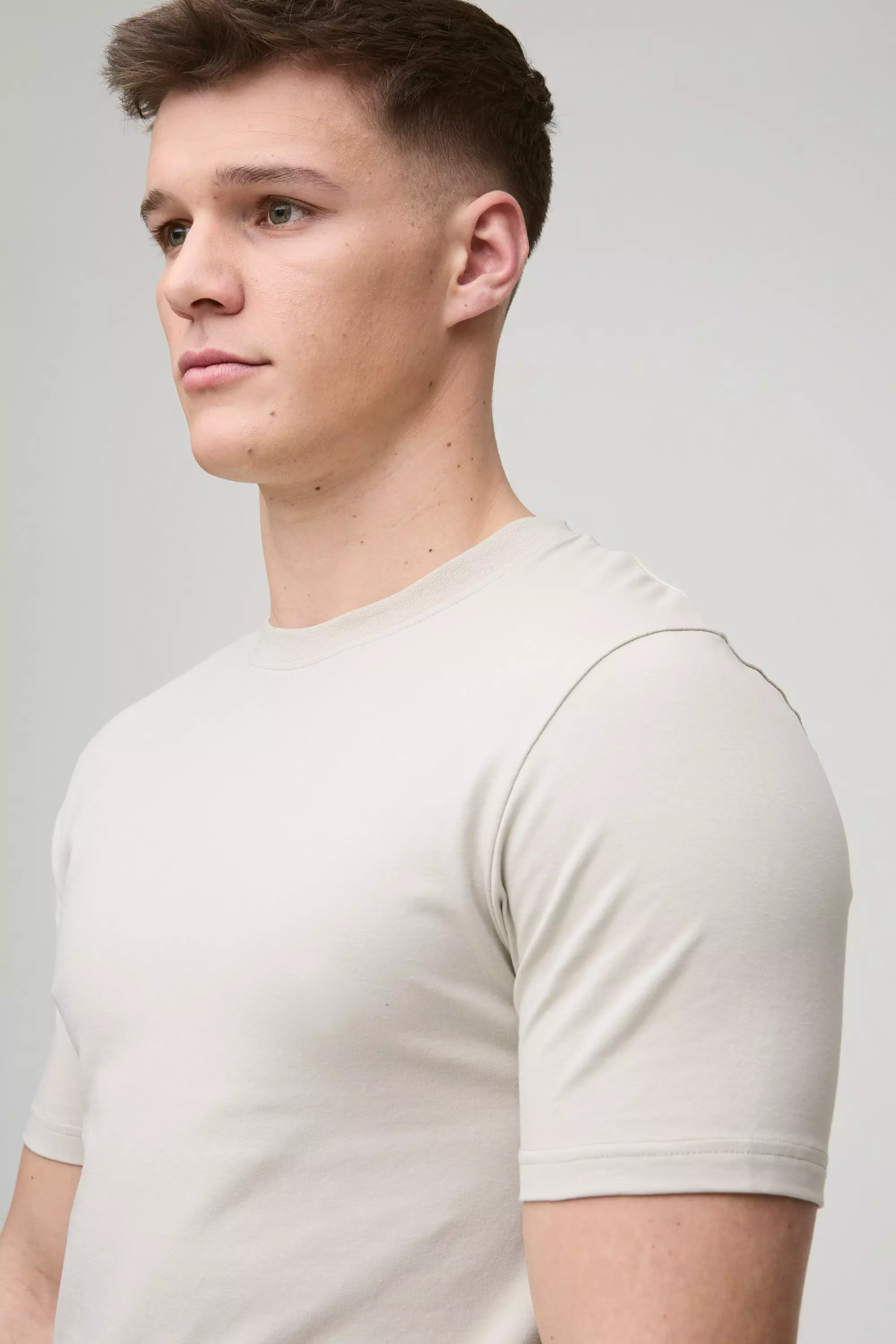 Stone Tall Basic Muscle Fit T-shirt alternative image