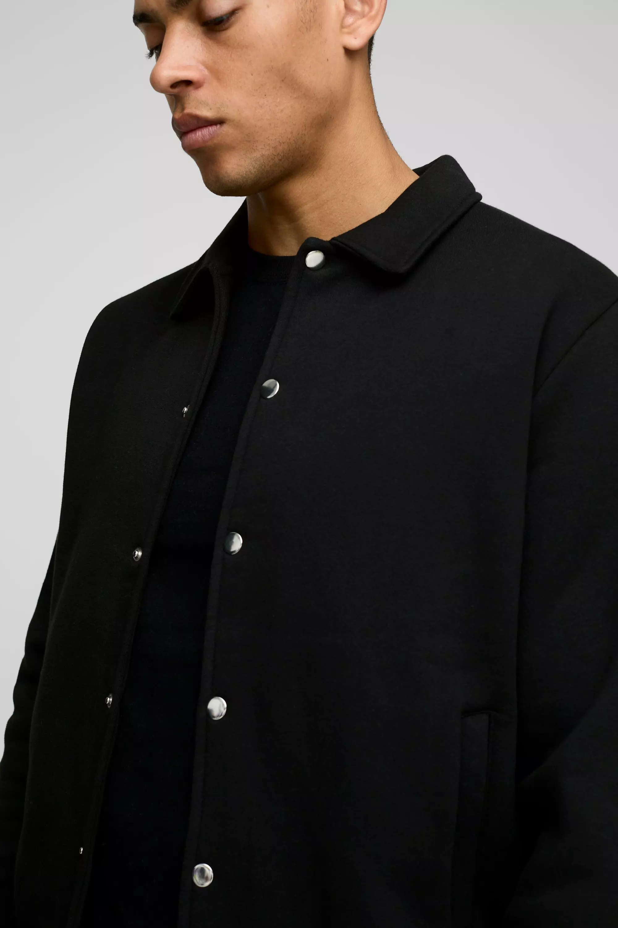 Harrington-Jacke mit Druckknöpfen, Black alternatives Bild