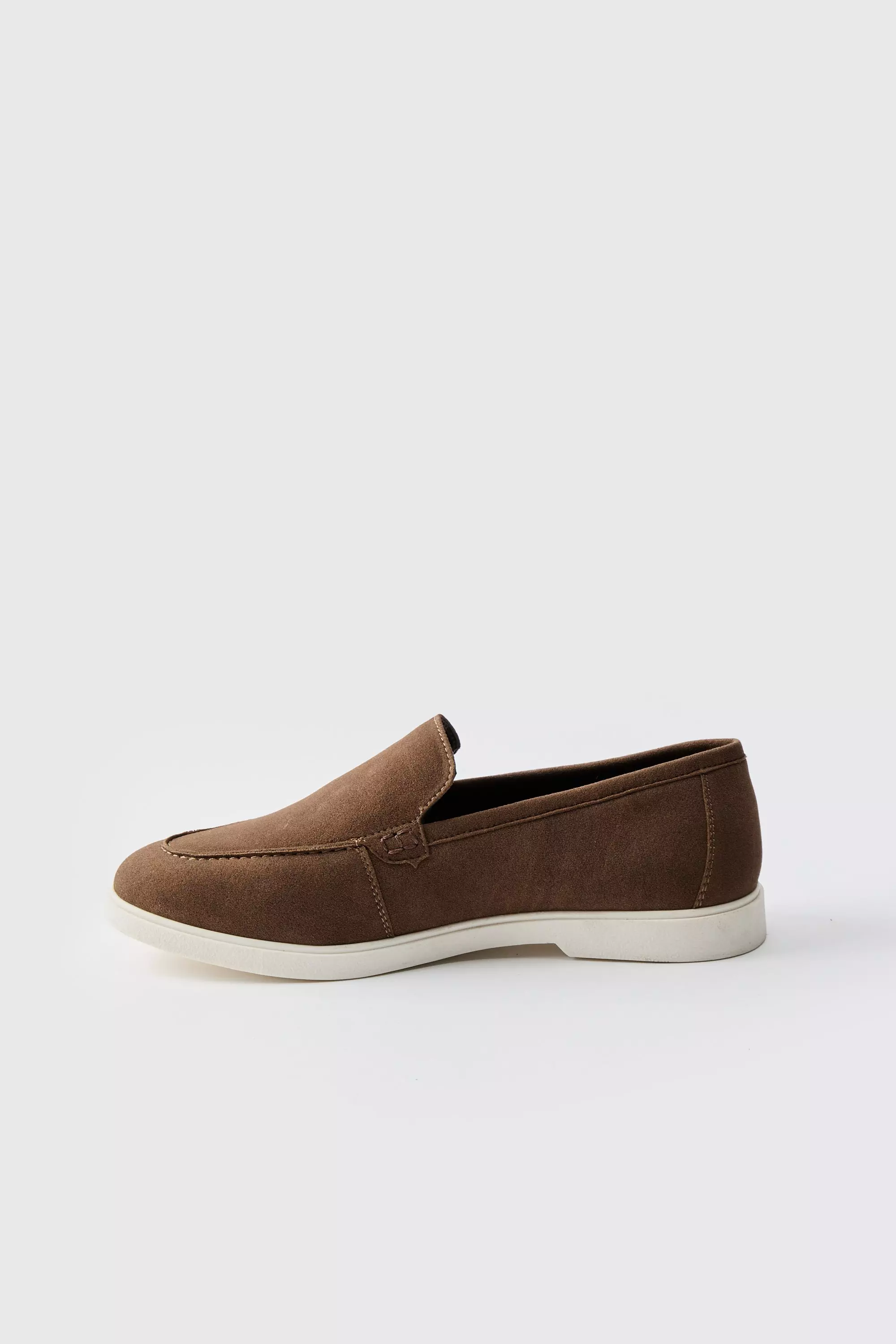 Faux Suede Loafer | boohooMAN