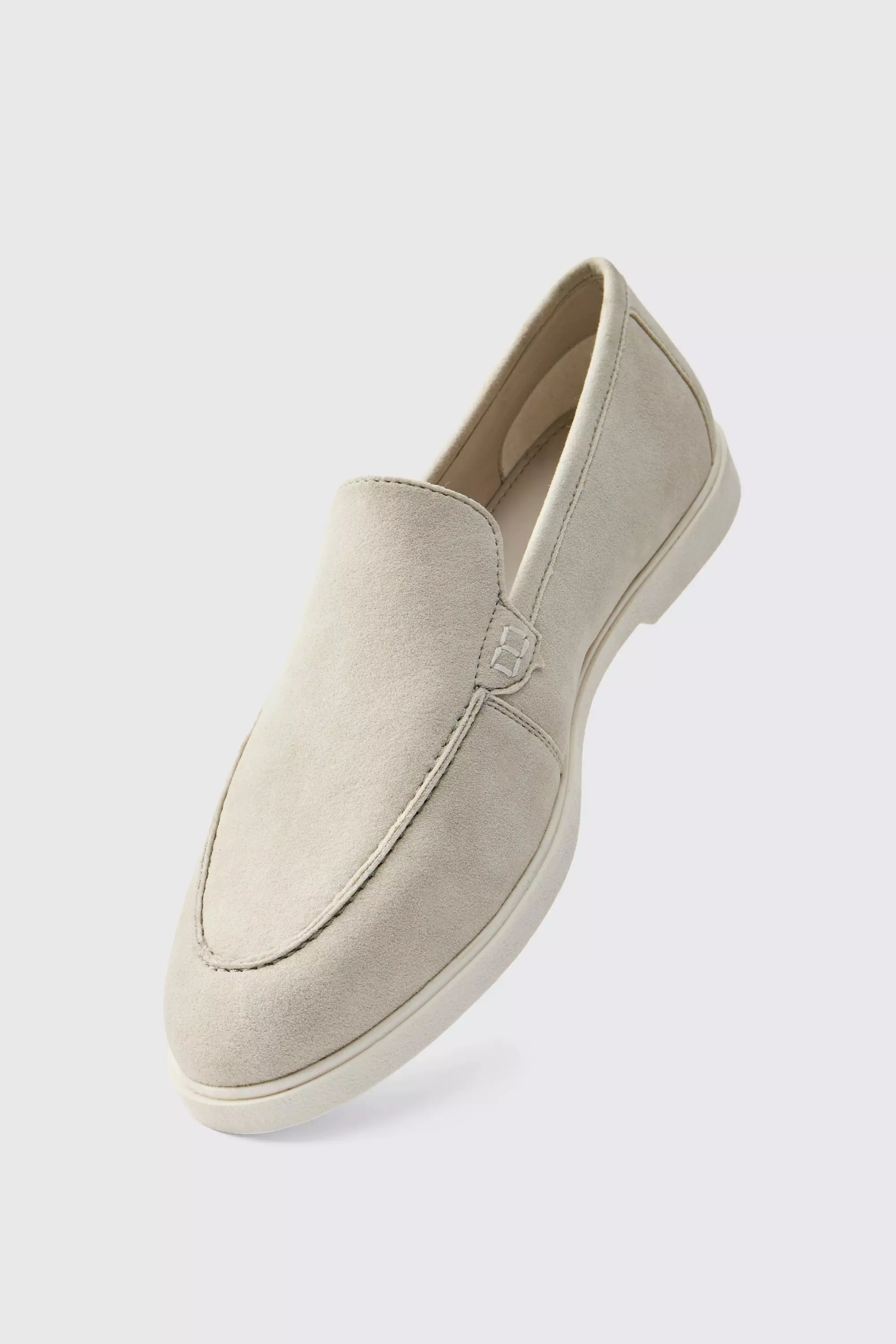 Faux Suede Loafer | boohooMAN