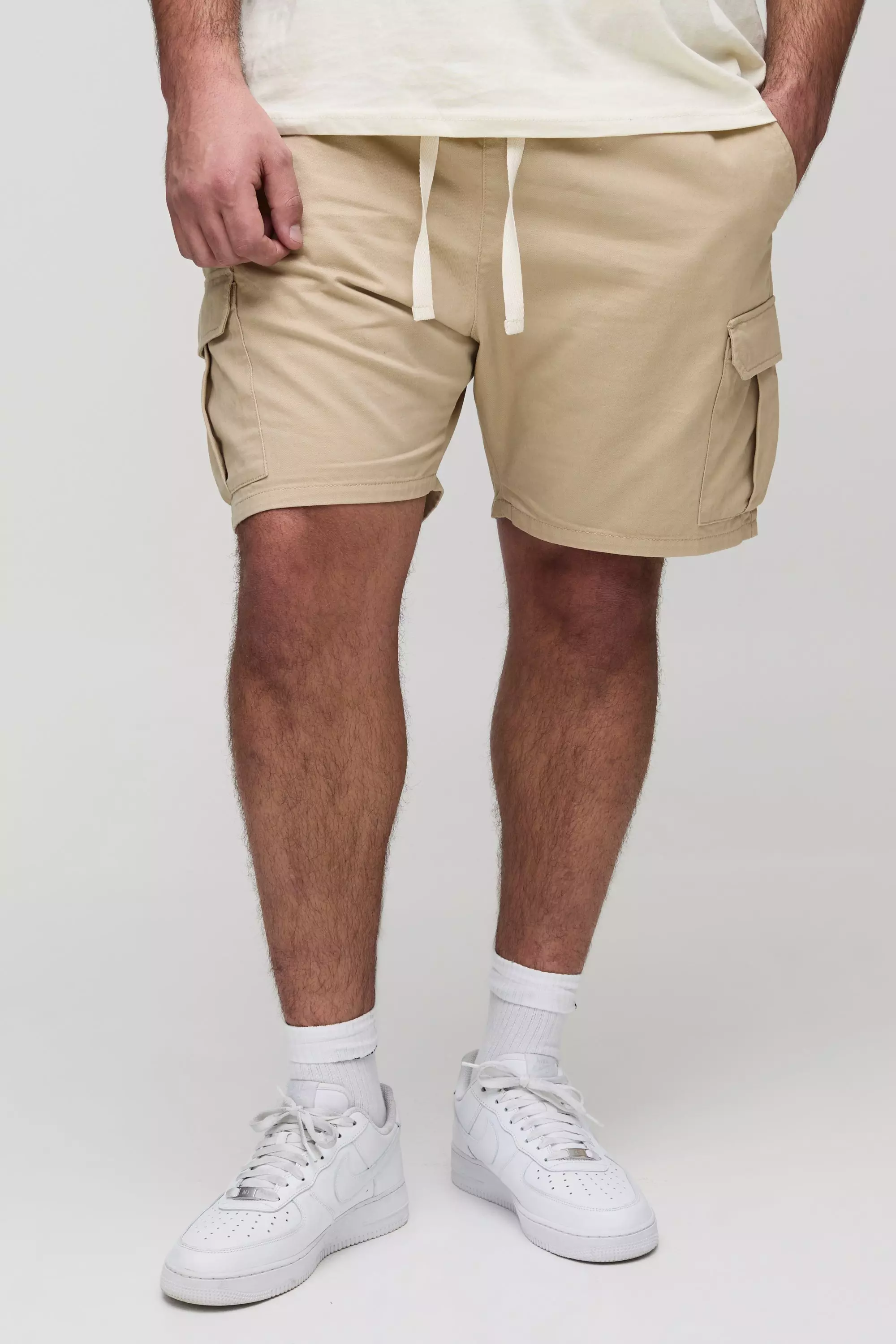 Stone Plus Slim Fit Cargo Shorts alternative image