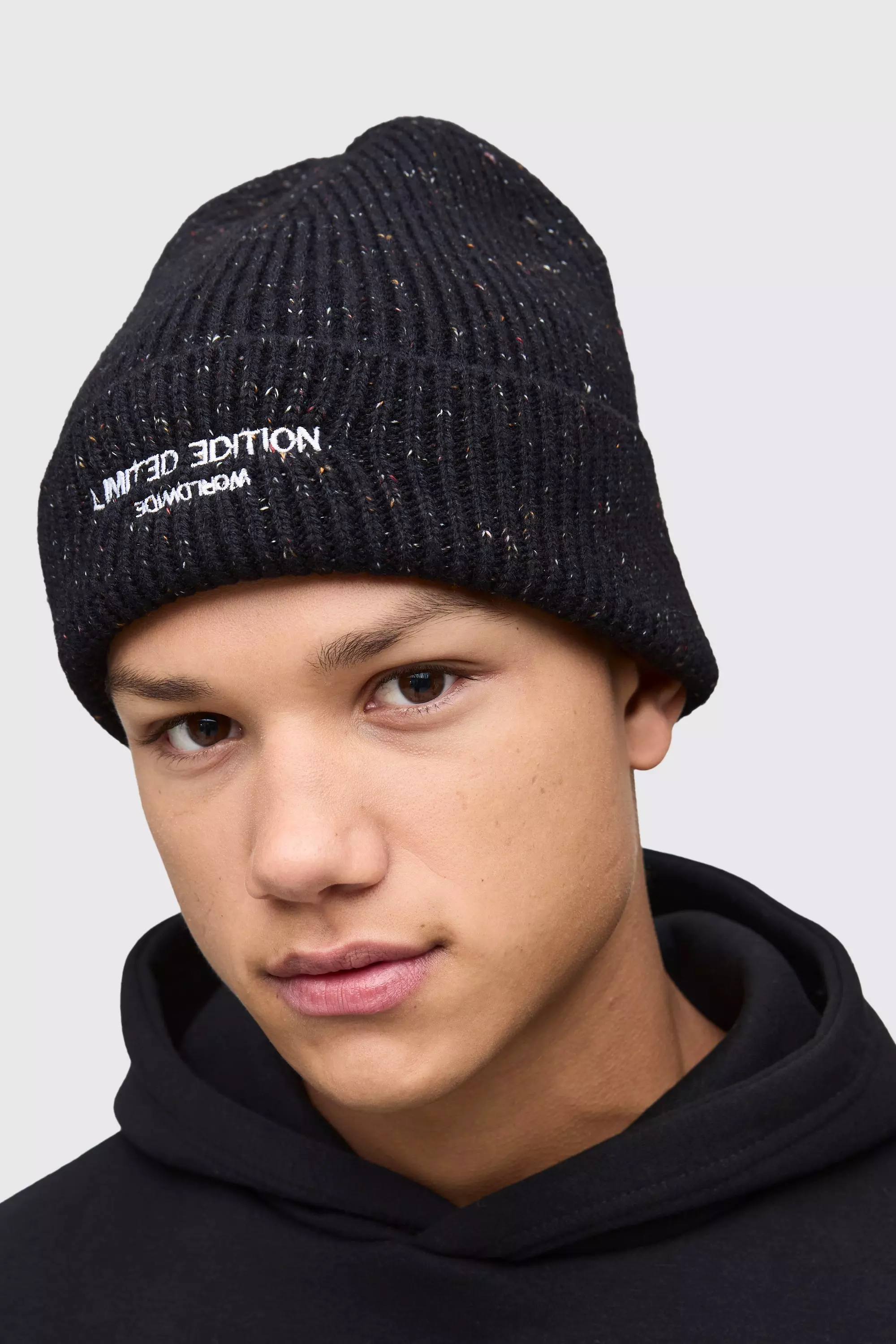 Bestickte Limited Edition Beanie , Charcoal alternatives Bild