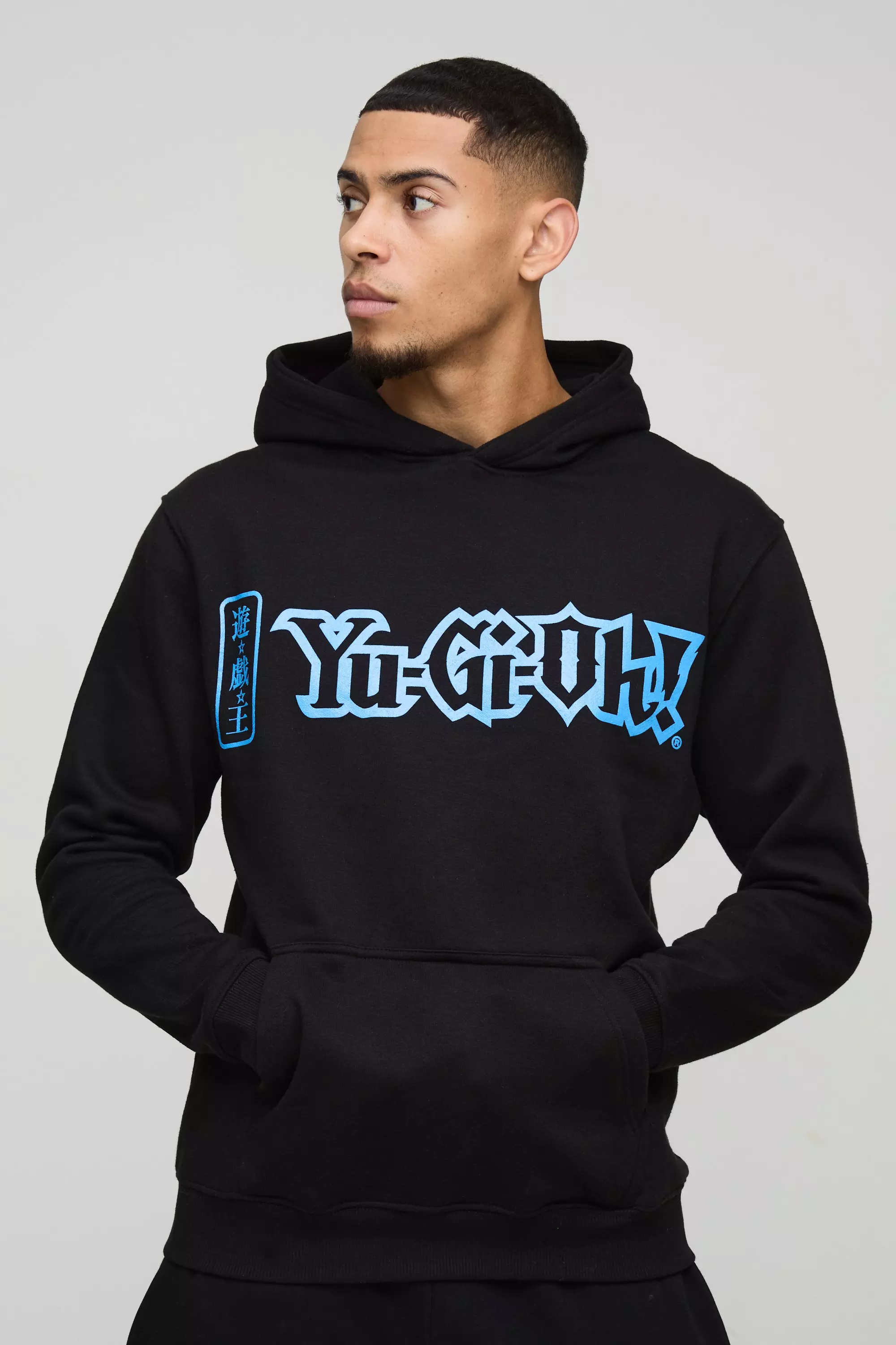 Sweat à capuche oversize à imprimé dragon, Black autre image