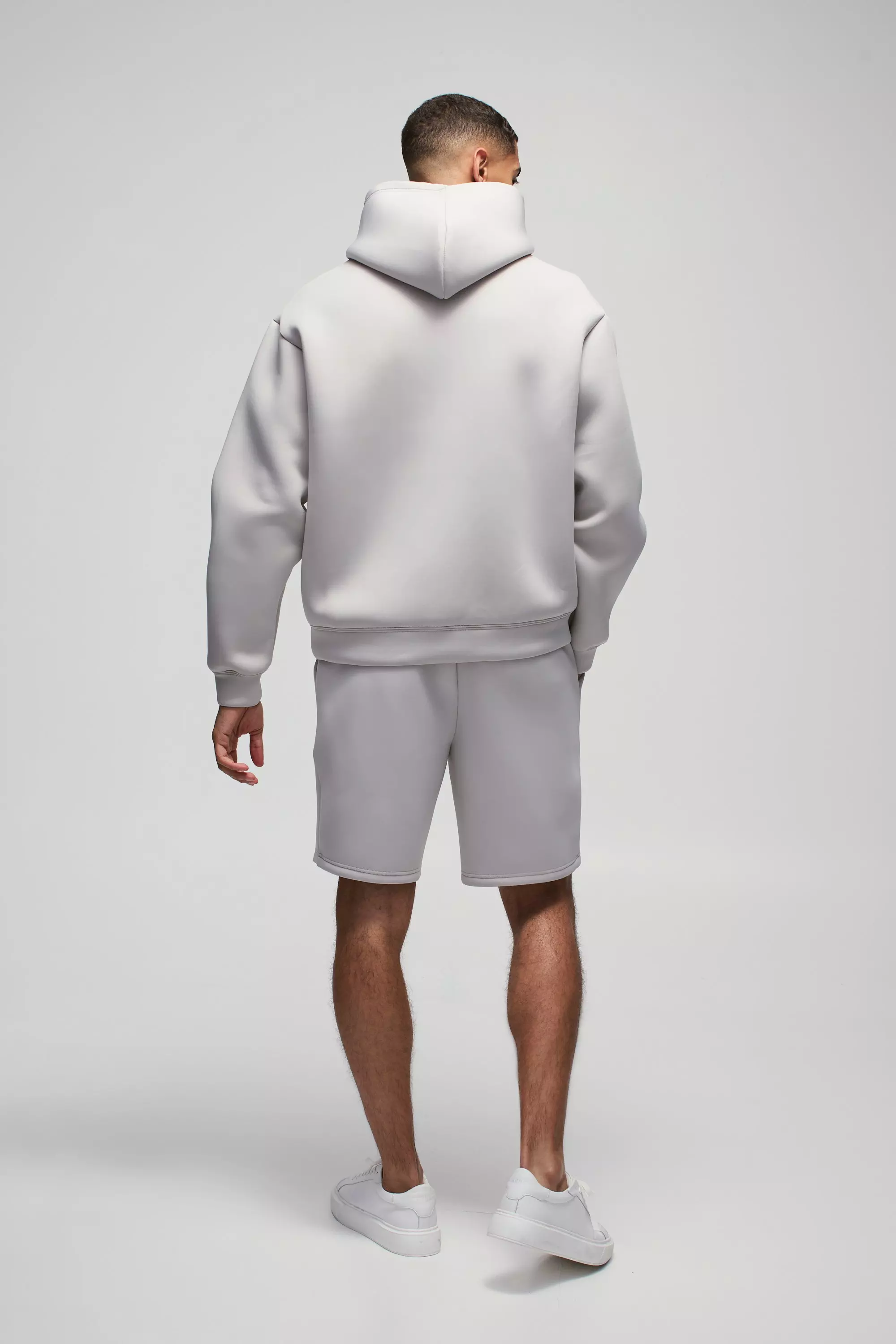 Survêtement oversize avec short, Stone autre image