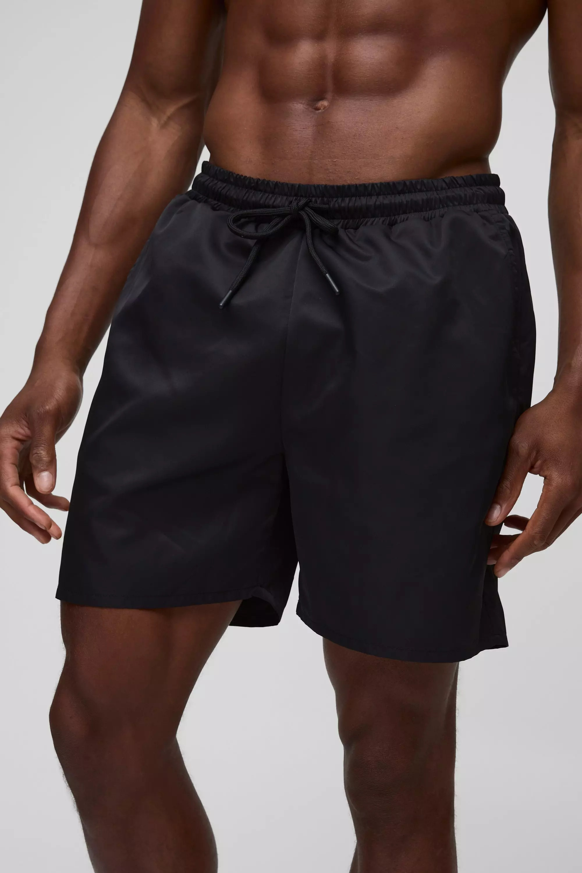 Black Middellange Zwarte Zwembroek alternatieve afbeelding