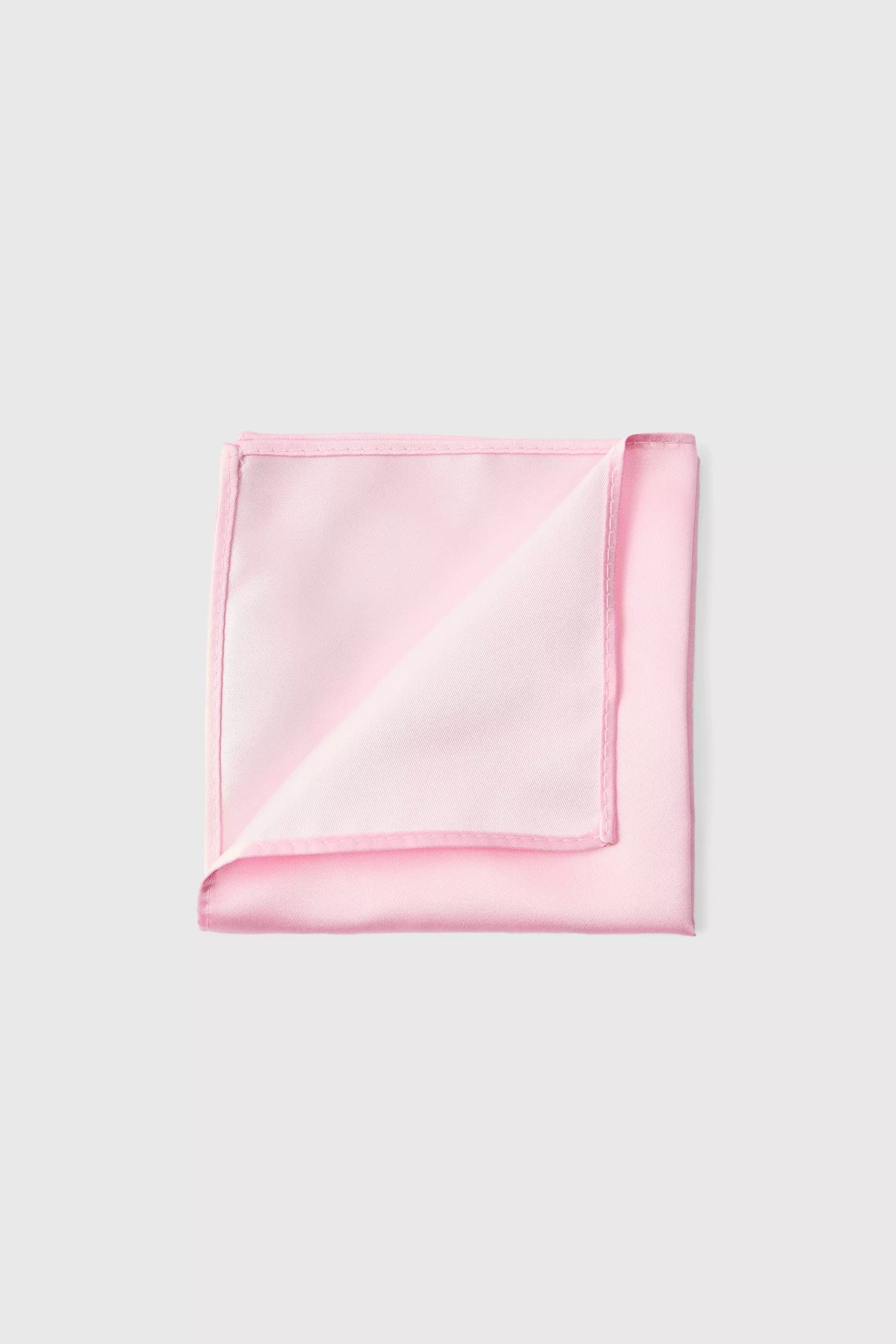 Satin Pink Pocket Square alternative image